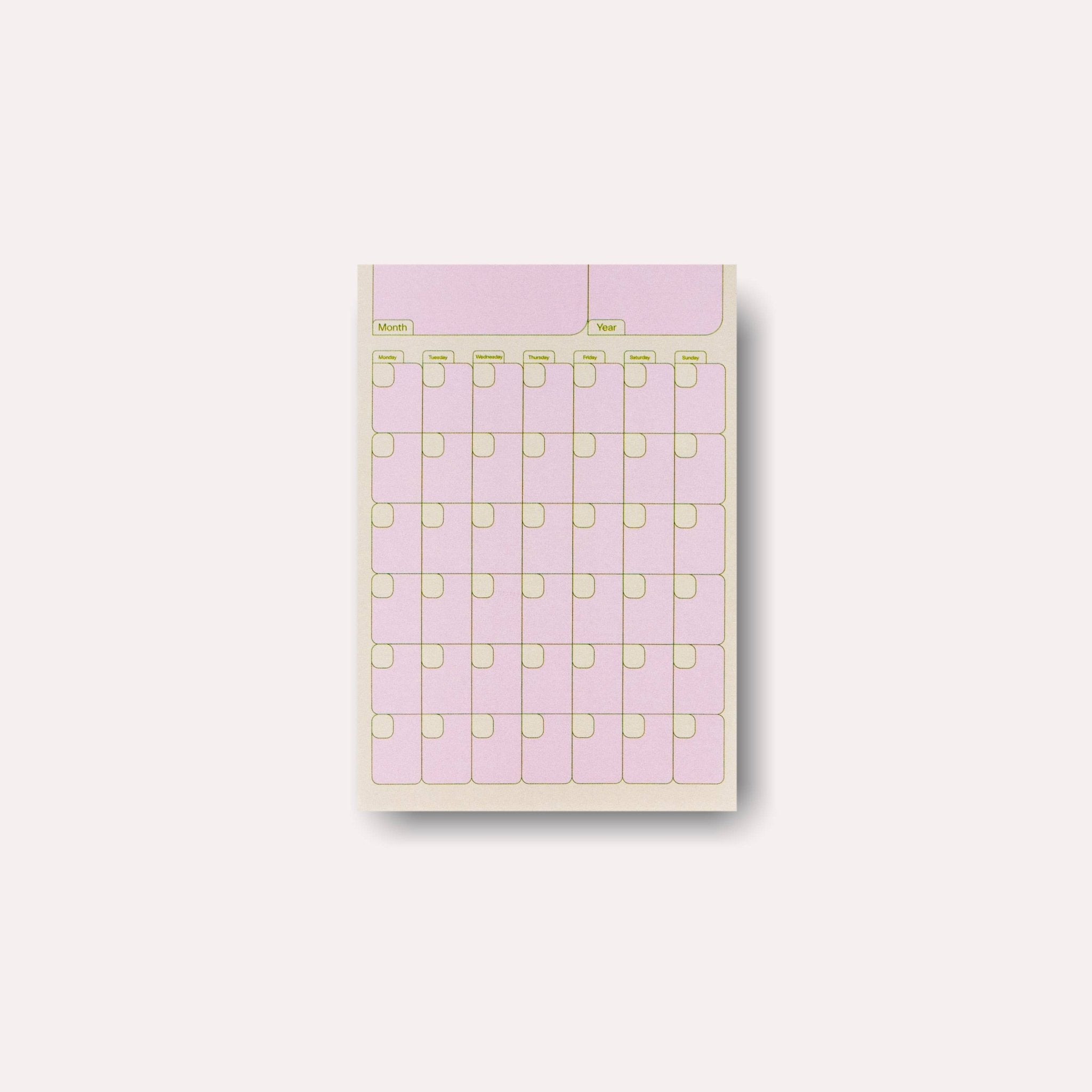CASETTA MONTHLY PLANNER STICKY NOTES - OTHERLETTERS