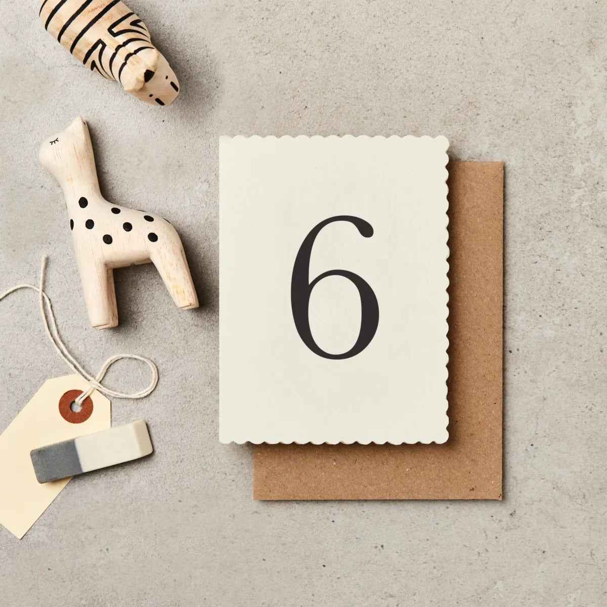 AGE 6 | MINI CARD BY KATIE LEAMON - OTHERLETTERS