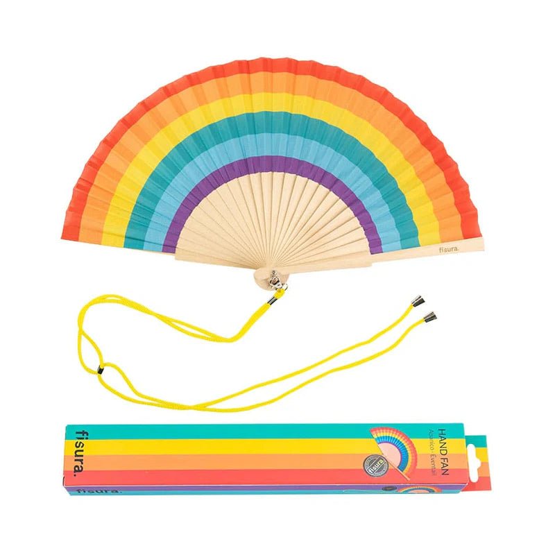 RAINBOW HAND FAN - OTHERLETTERS