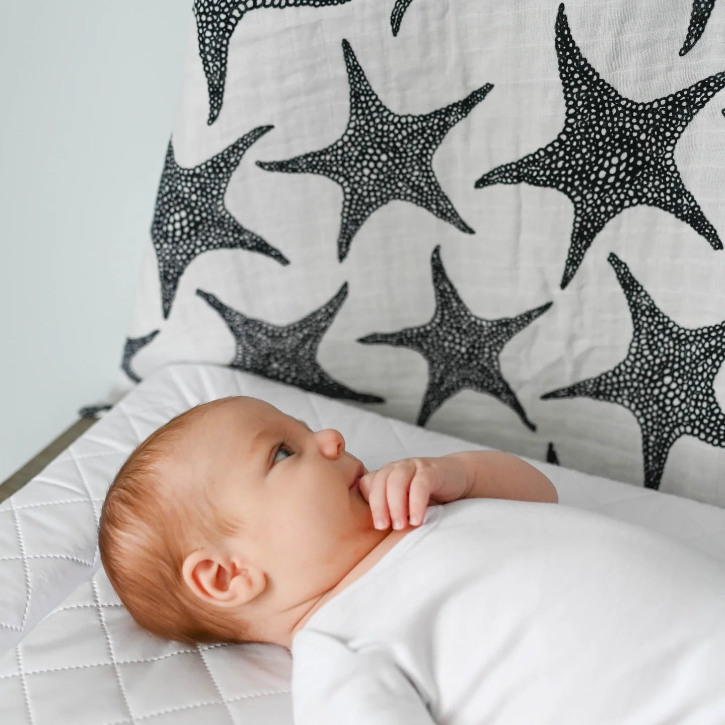 XL STARFISH MUSLIN - for newborn to 4 month old babies | BY ETTA LOVES