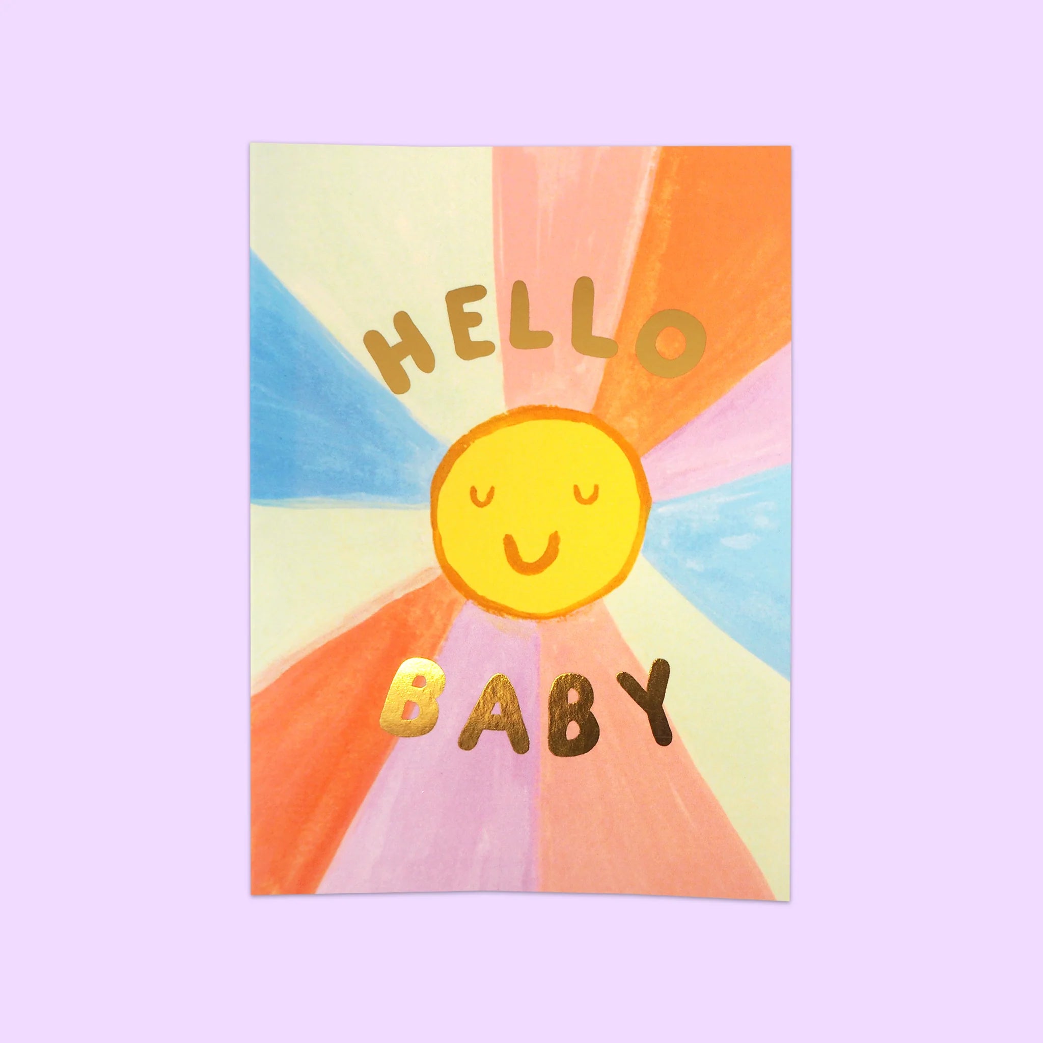 HELLO BABY SUN | CARD BY ELEANOR BOWMER