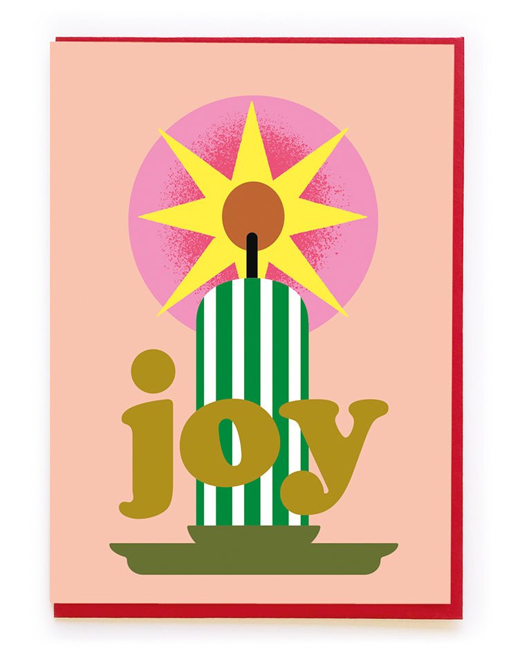 JOY CANDLE CHRISTMAS | CARD BY NOI - OTHERLETTERS