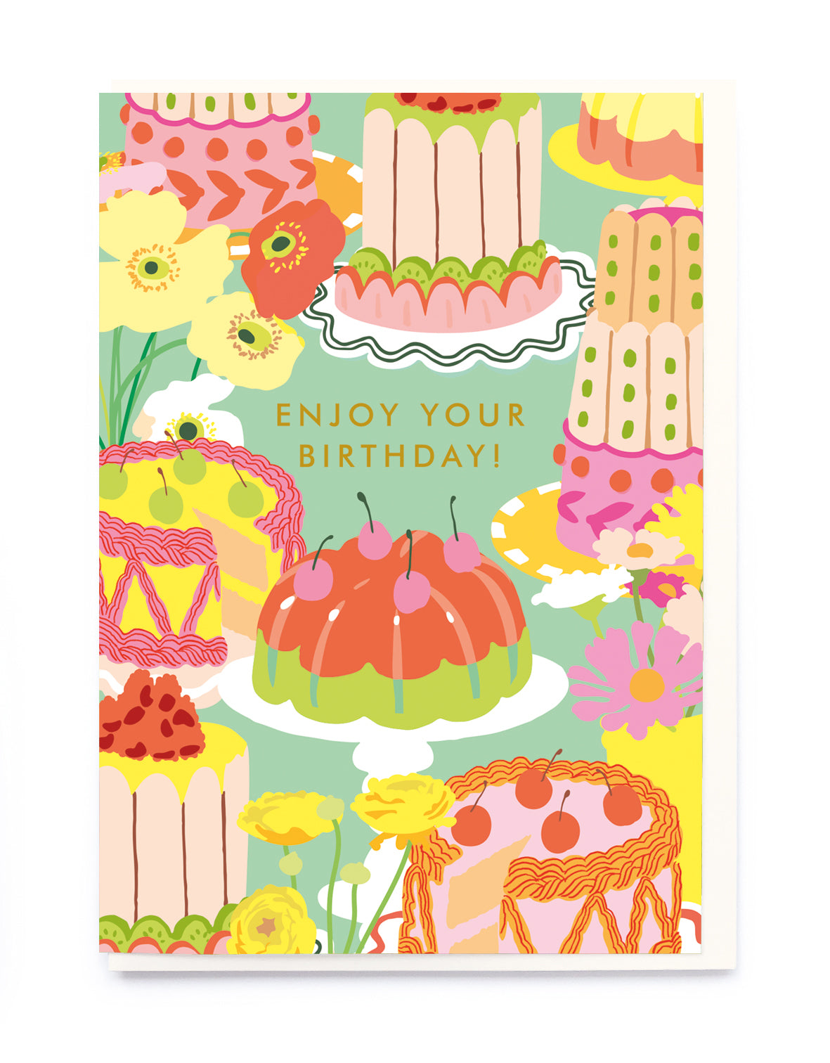ENJOY YOUR BIRTHDAY (CAKES & JELLIES) | CARD BY NOI