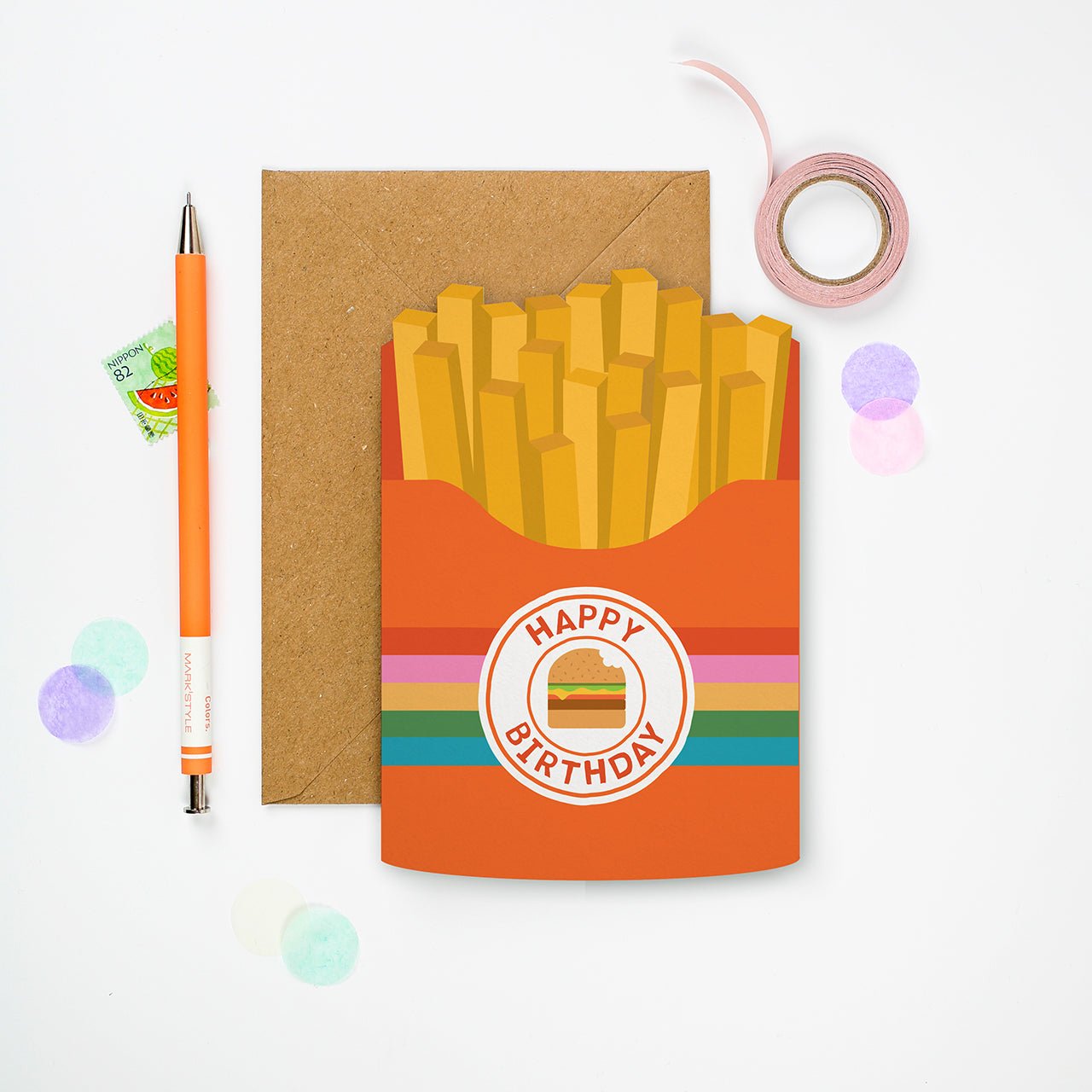 CHIPS DIE CUT BIRTHDAY | CARD BY MIFKINS - OTHERLETTERS