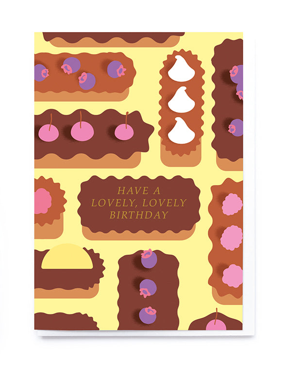 ECLAIRS AND CAKES BIRTHDAY | CARD BY NOI