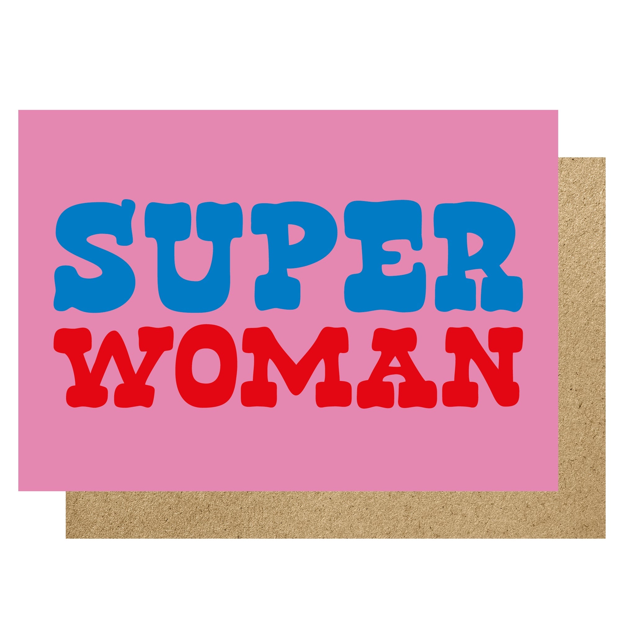 SUPER WOMAN | CARD BY LUCKY INK - OTHERLETTERS