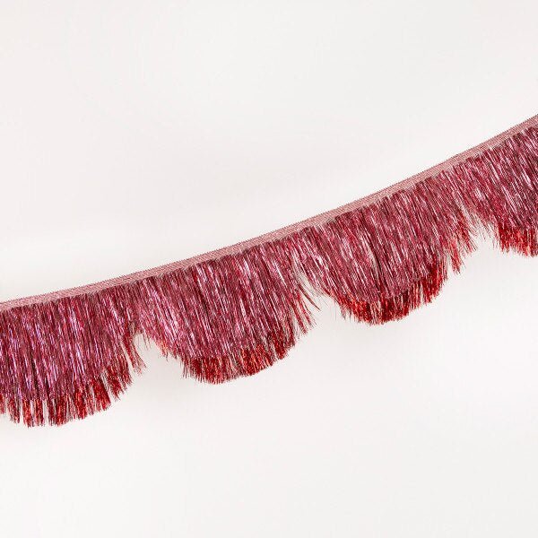PINK FRINGE SCALLOP GARLAND - OTHERLETTERS