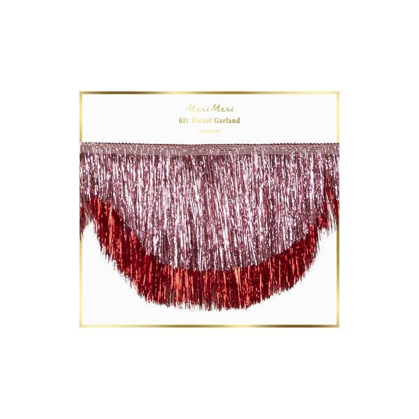 PINK FRINGE SCALLOP GARLAND - OTHERLETTERS