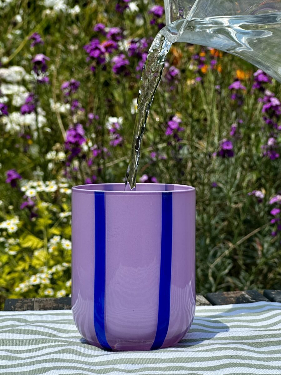 NAVY/ LILAC TUMBLER - OTHERLETTERS