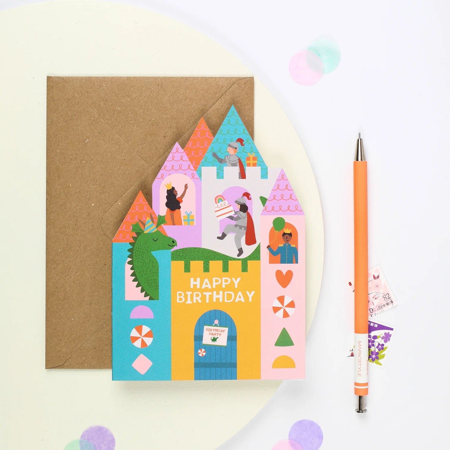 CASTLE BIRTHDAY | CARD BY MIFKINS - OTHERLETTERS
