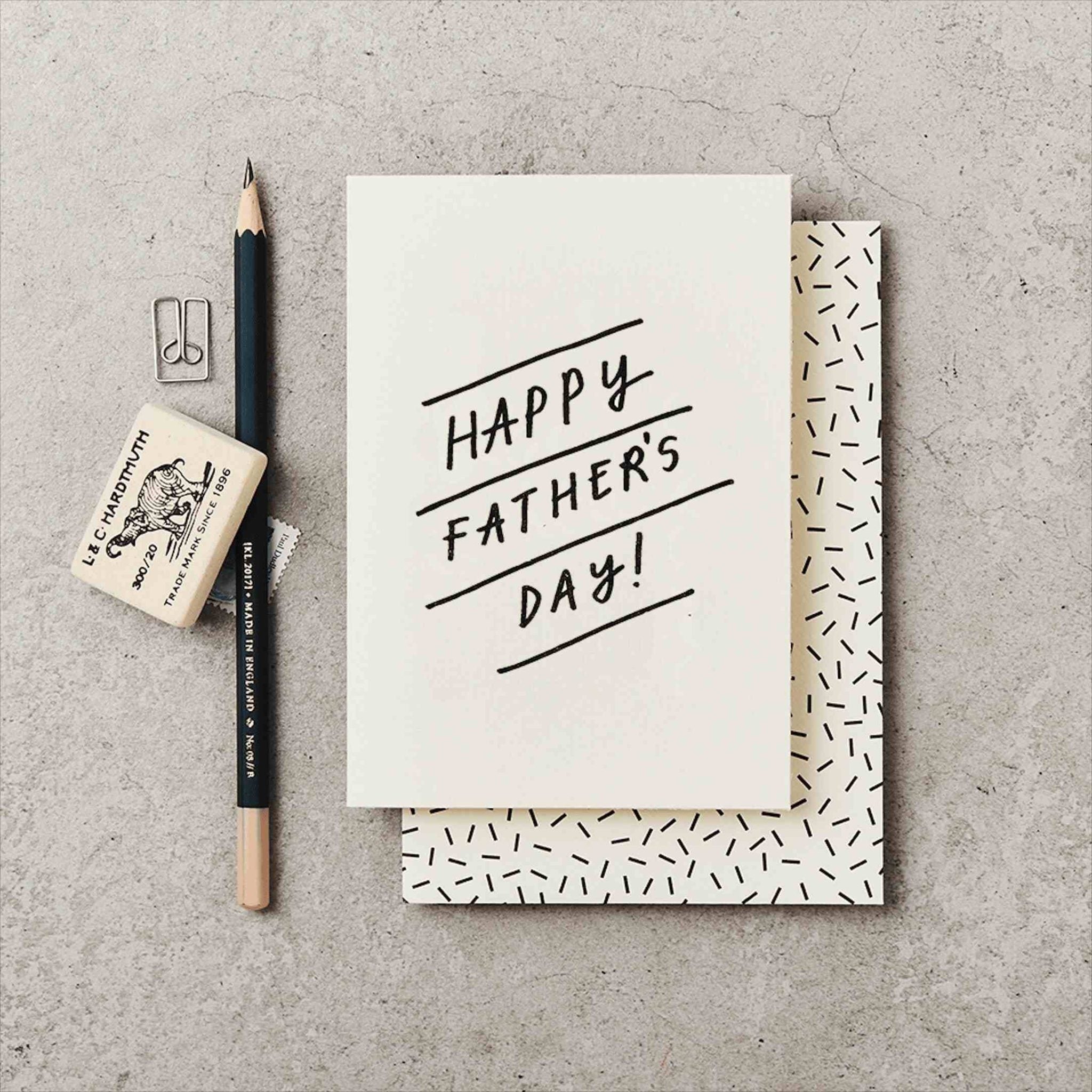 HAPPY FATHER'S DAY | CARD BY KATIE LEAMON - OTHERLETTERS
