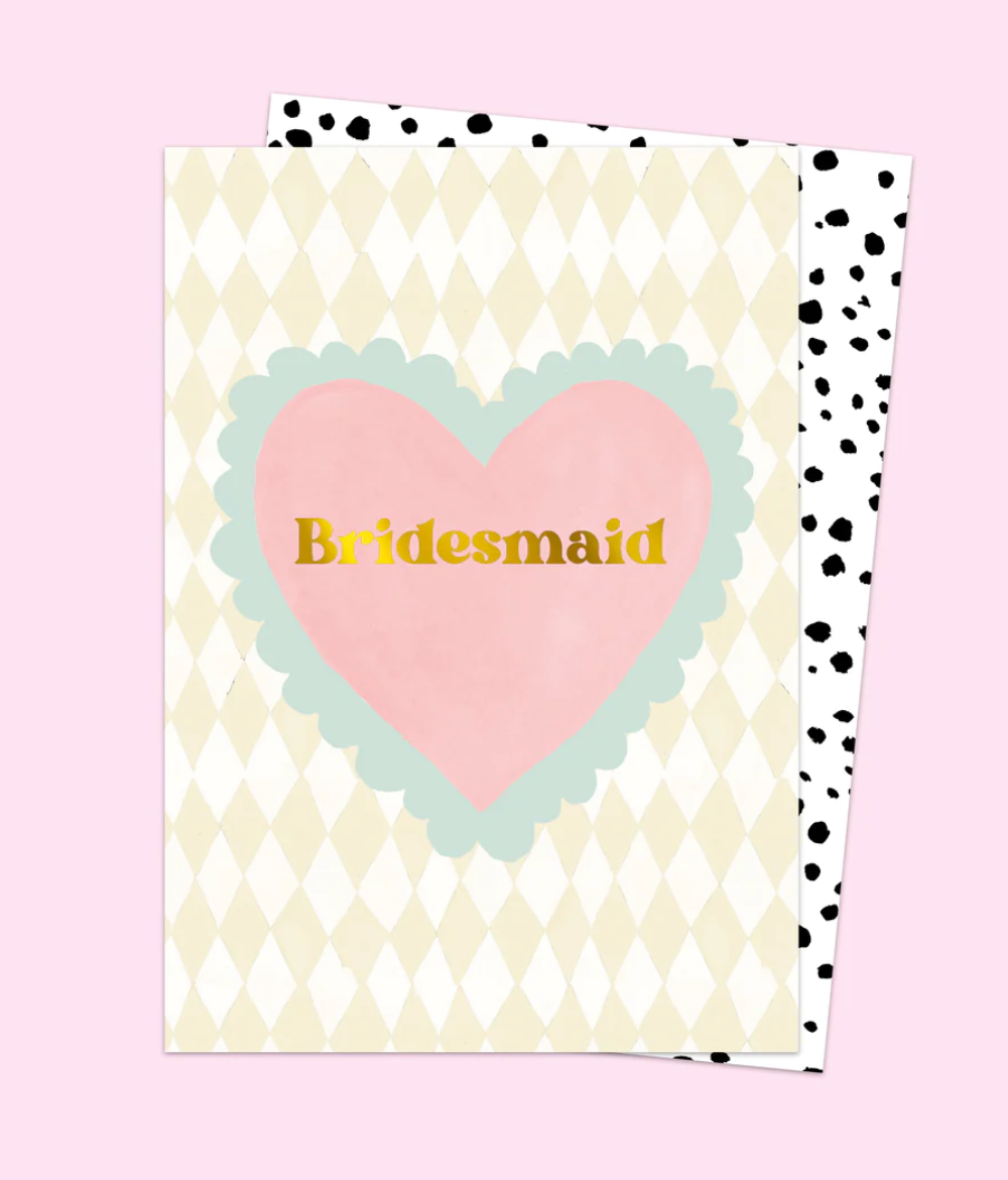 BRIDESMAID | CARD BY ELEANOR BOWMER