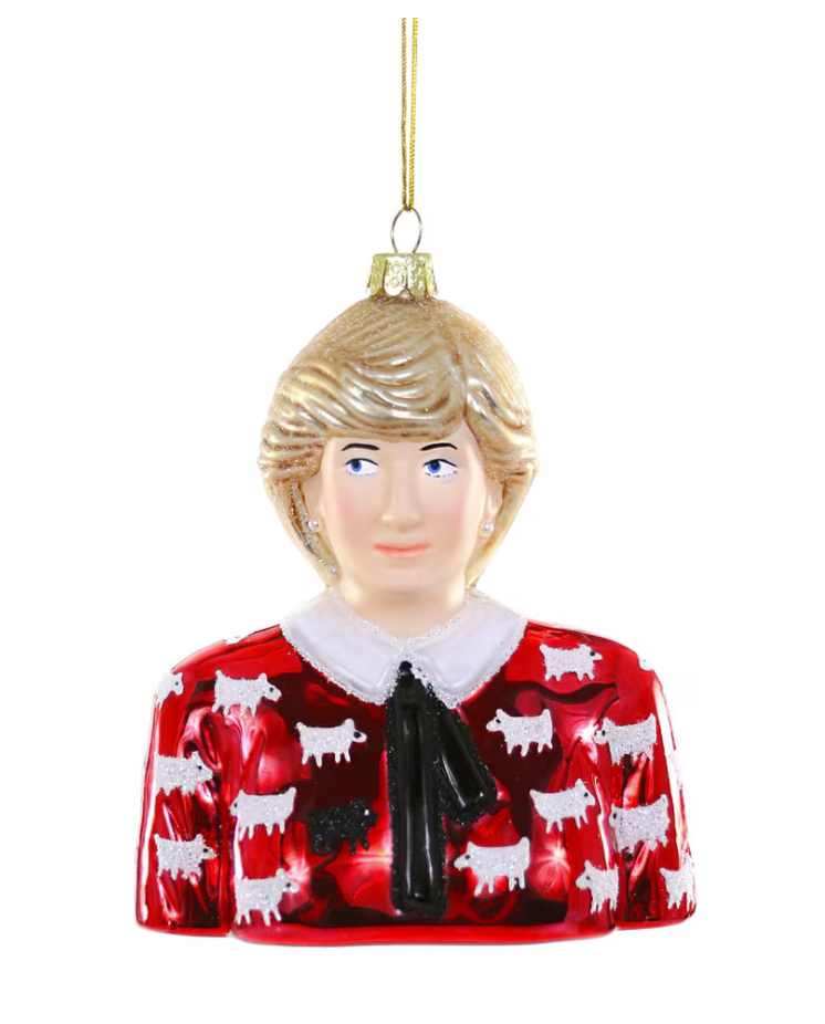 DIANA GLASS TREE DECORATION