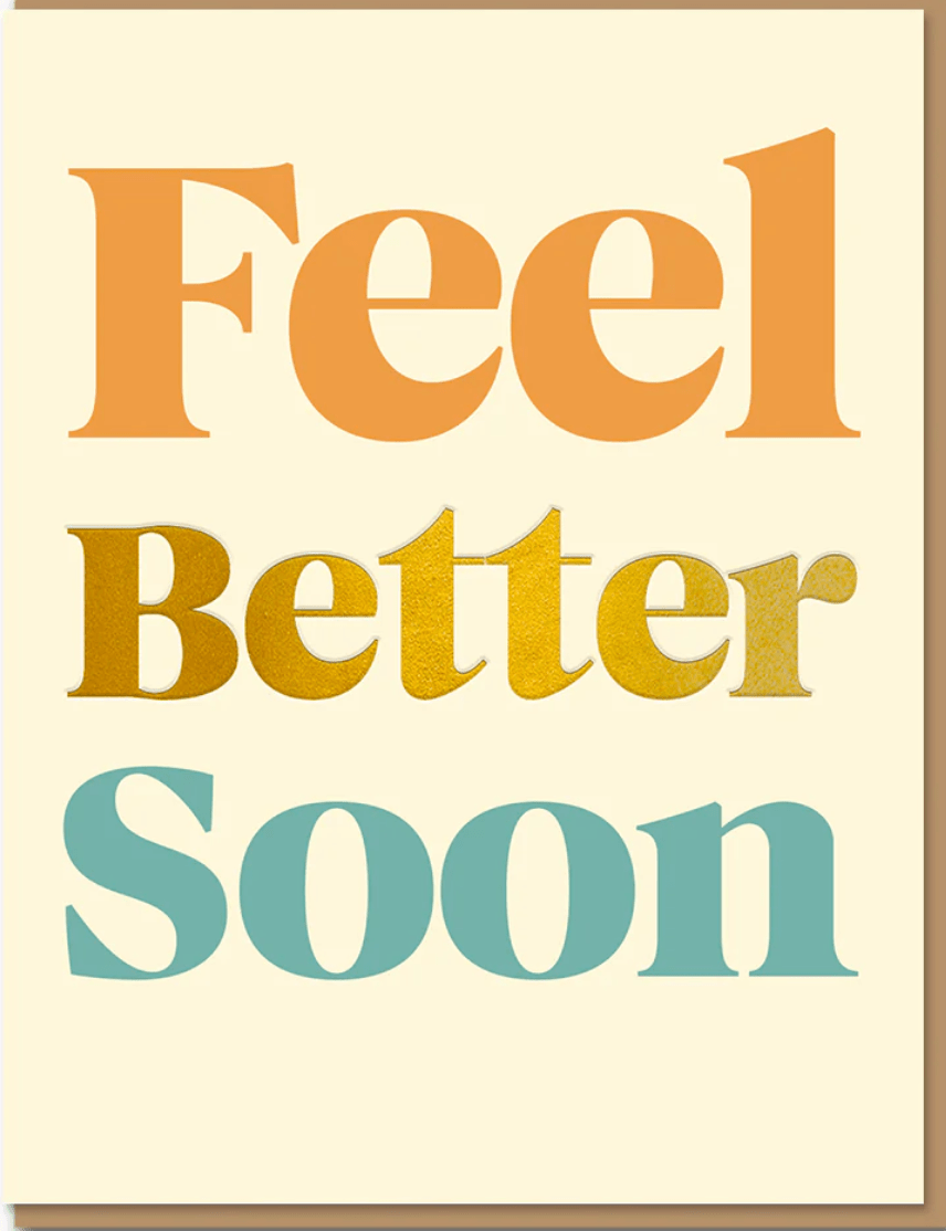 FEEL BETTER SOON | CARD BY 1973 - OTHERLETTERS