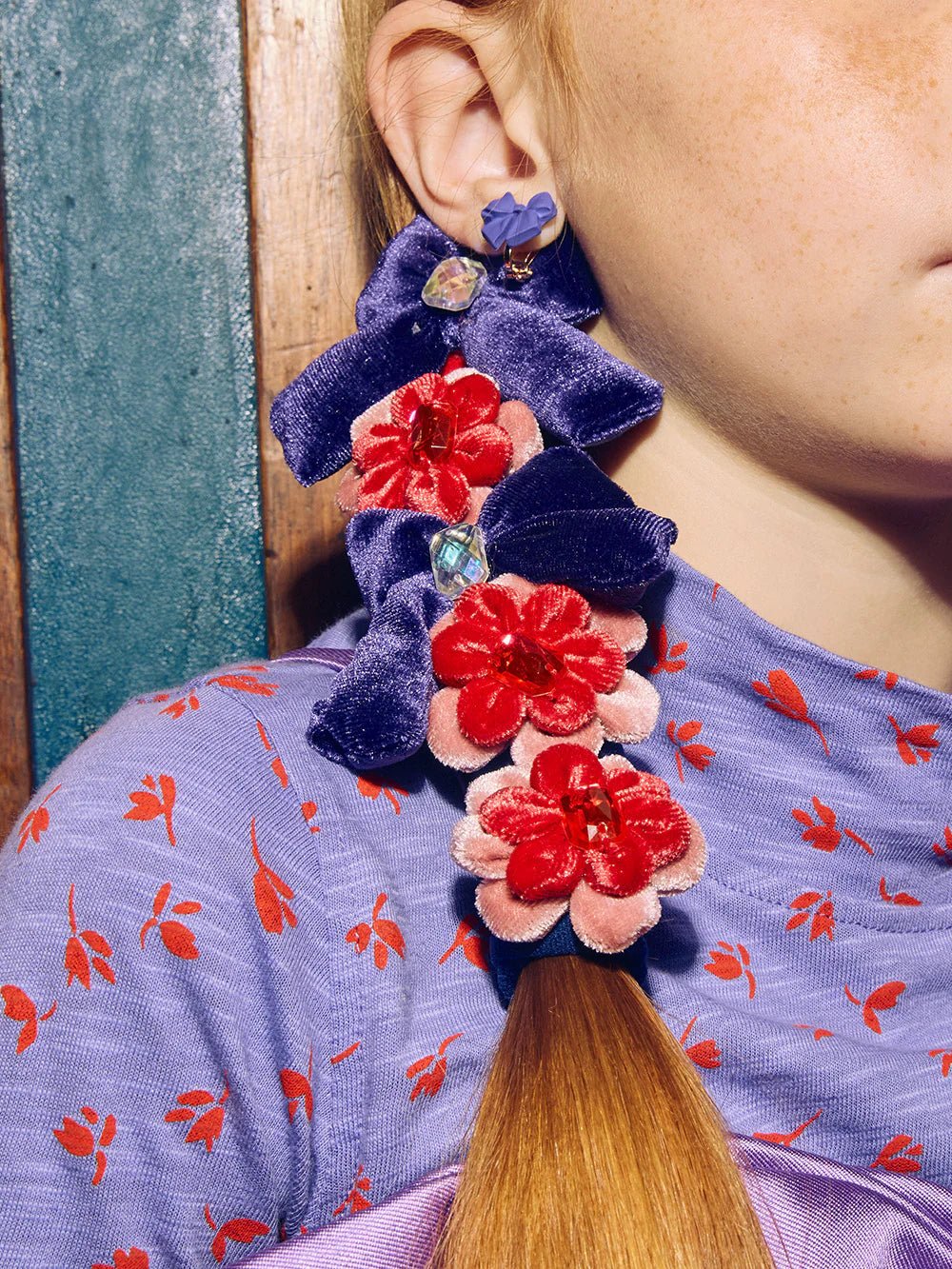 BOW AND FLOWER GEM HAIRBANDS - OTHERLETTERS