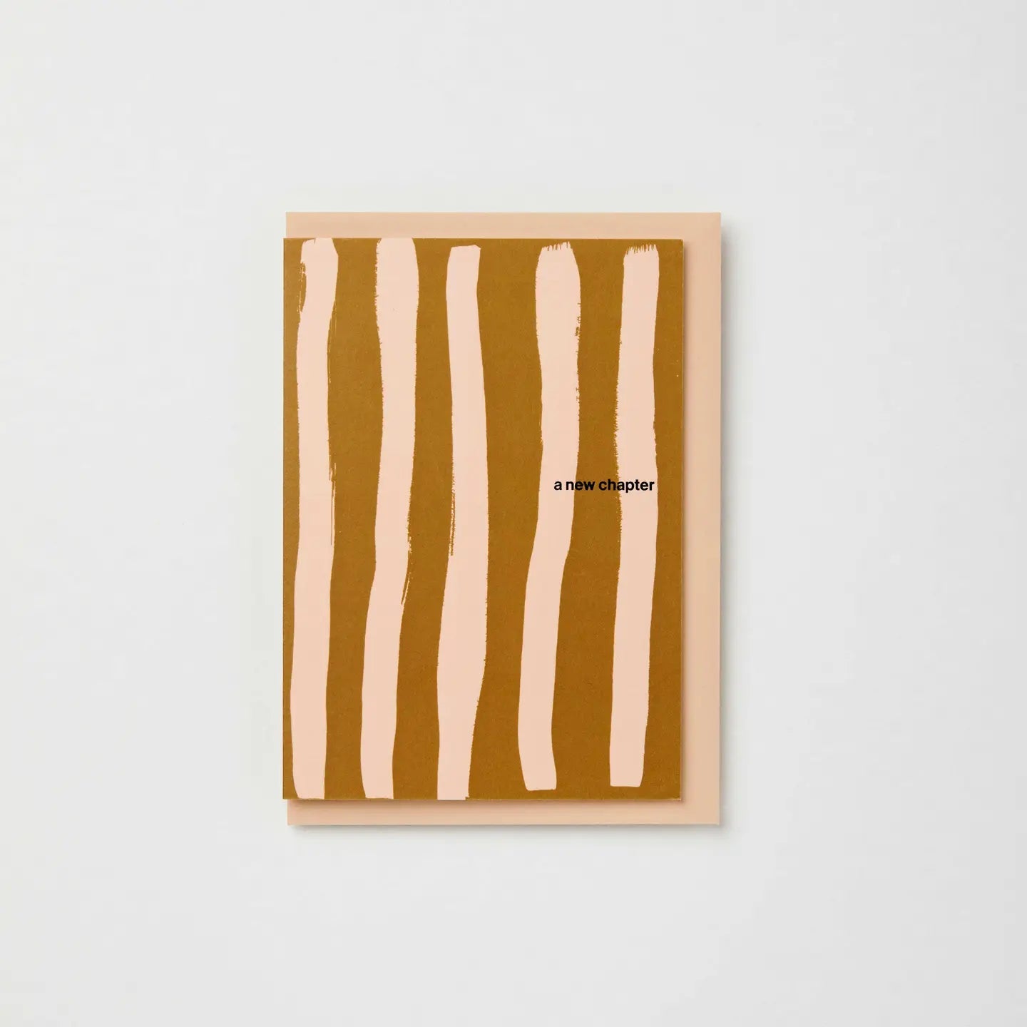 A NEW CHAPTER BRUSH STRIPE | CARD BY KINSHIPPED - OTHERLETTERS