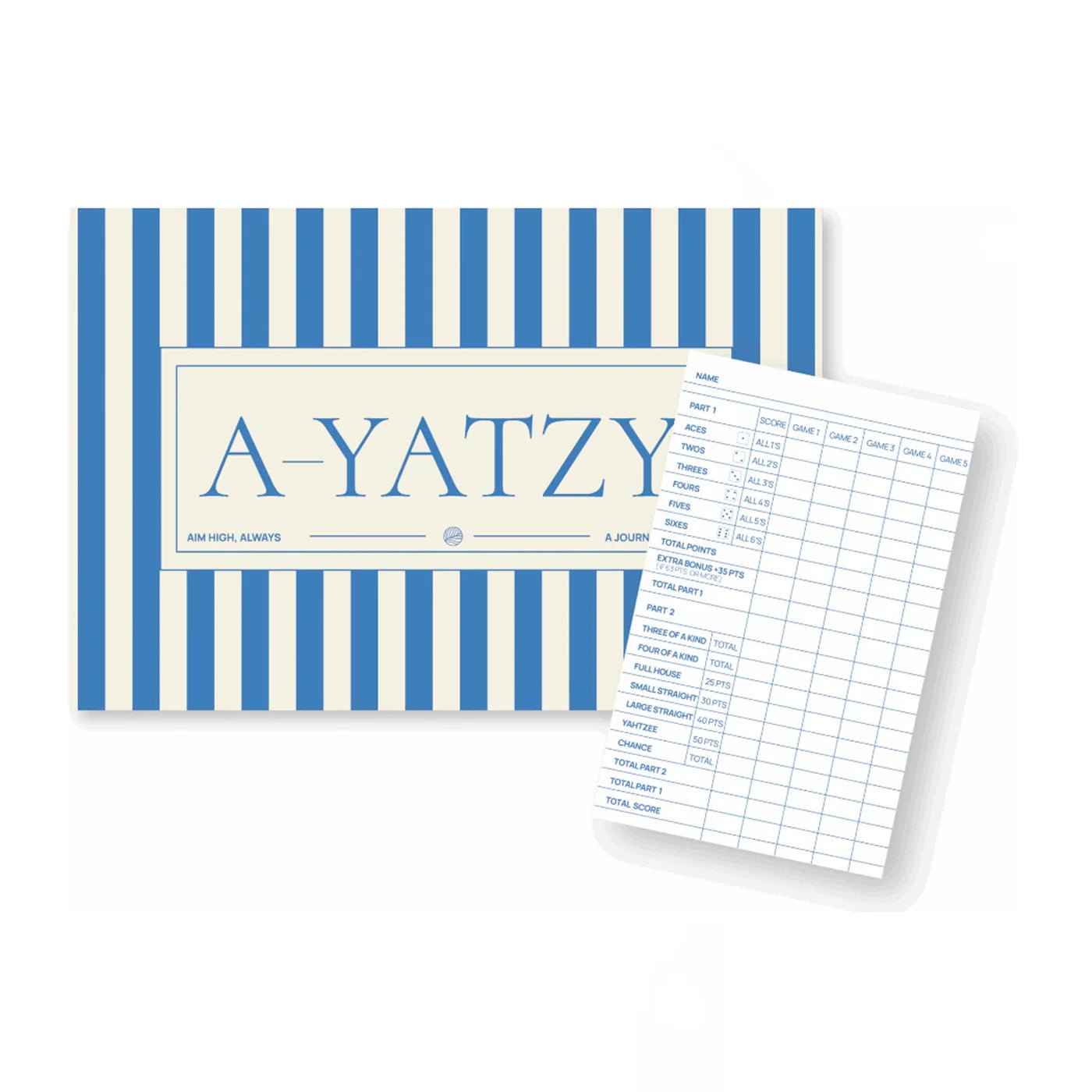 A - YATZY | BLUE - OTHERLETTERS
