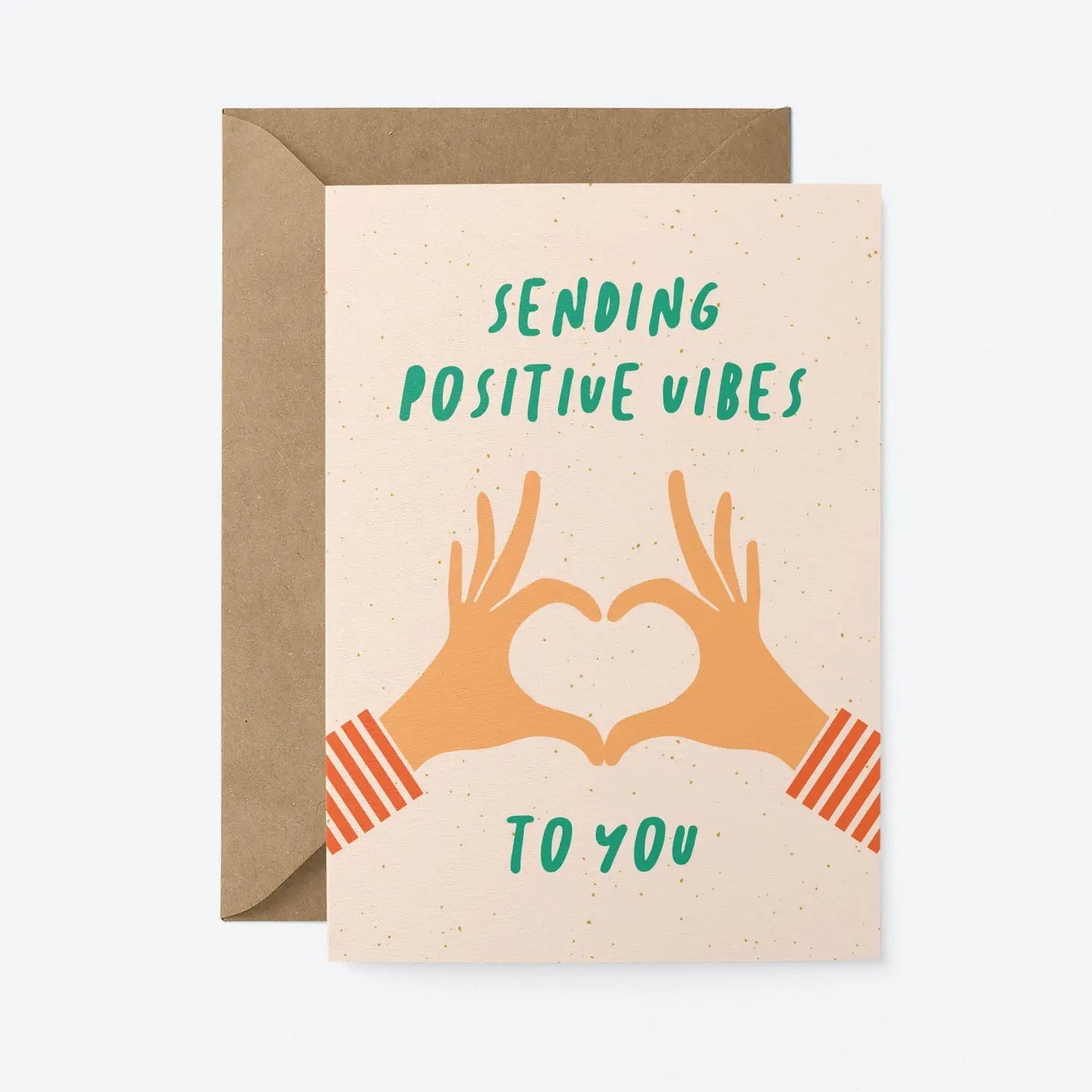 SENDING POSITIVE VIBES TO YOU | CARD BY GRAPHIC FACTORY - OTHERLETTERS