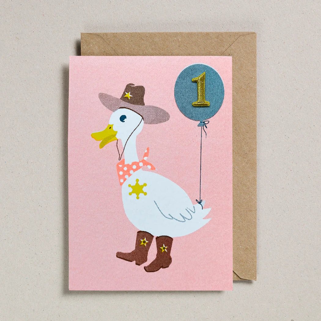 AGE 1 DUCK | CARD BY PETRA BOASE - OTHERLETTERS