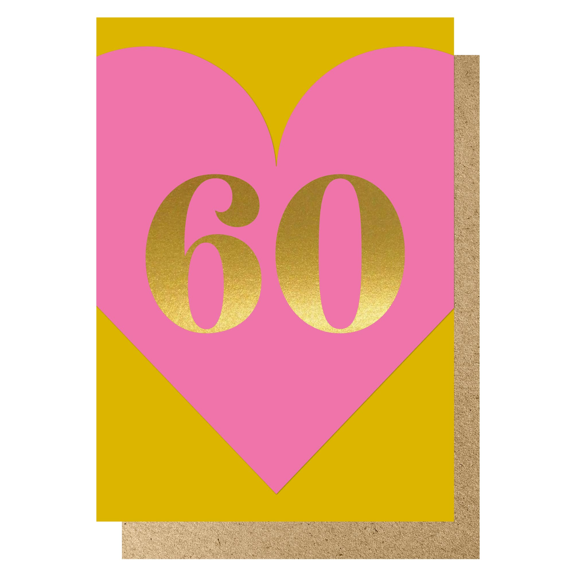 AGE 60 HEART | CARD BY LUCKY INK - OTHERLETTERS