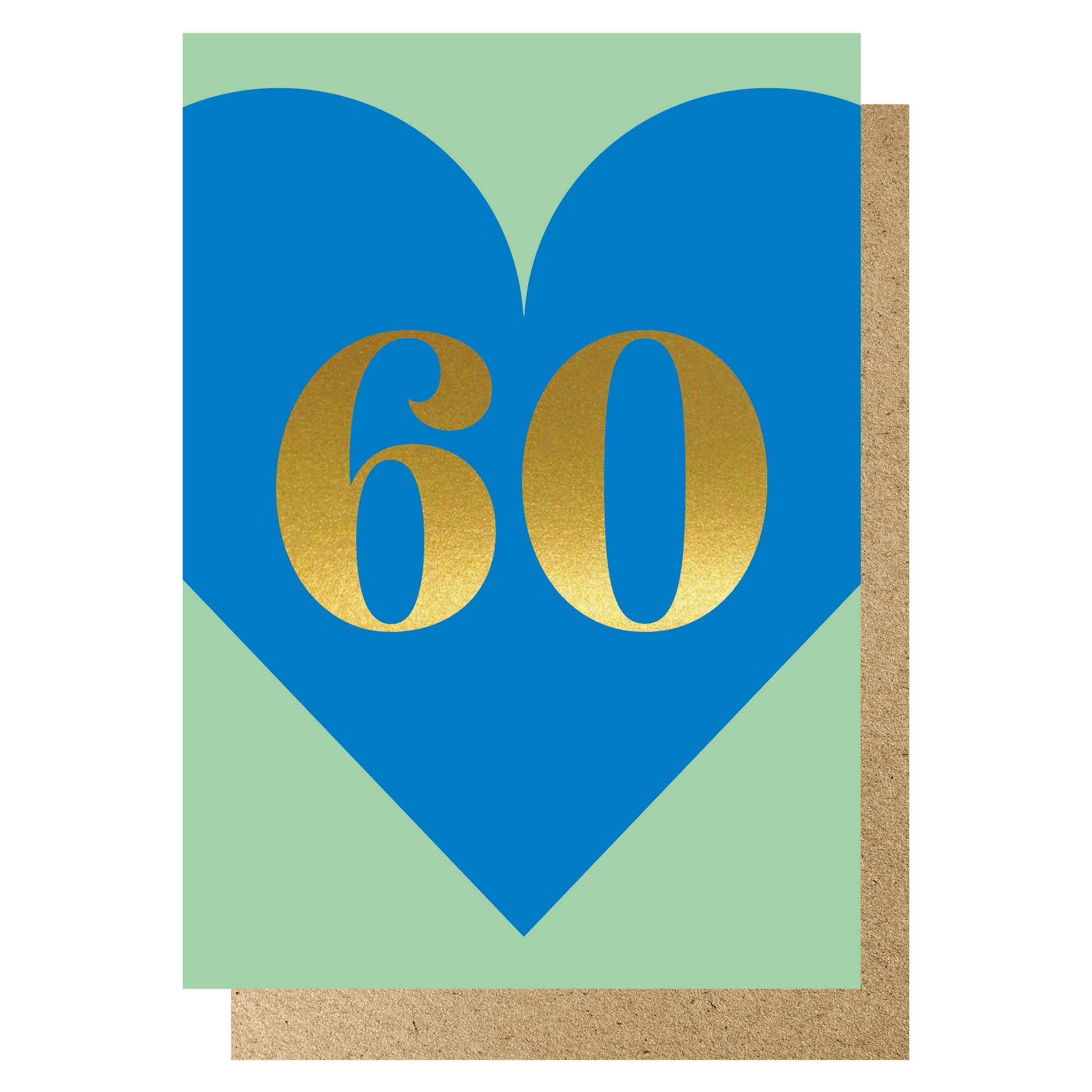 AGE 60 HEART | CARD BY LUCKY INK - OTHERLETTERS