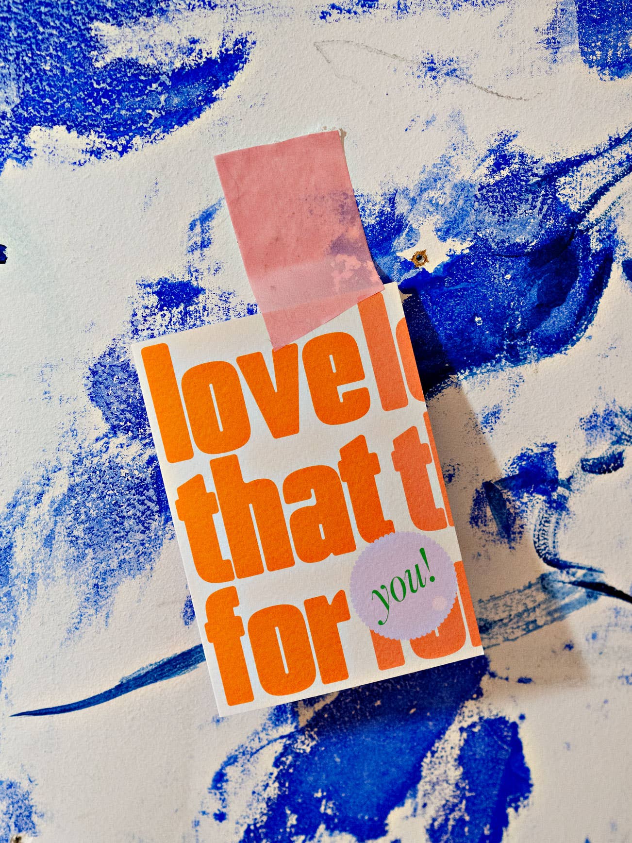 VIOLET LOVE THAT FOR YOU | CARD BY THE COMPLETIST - OTHERLETTERS
