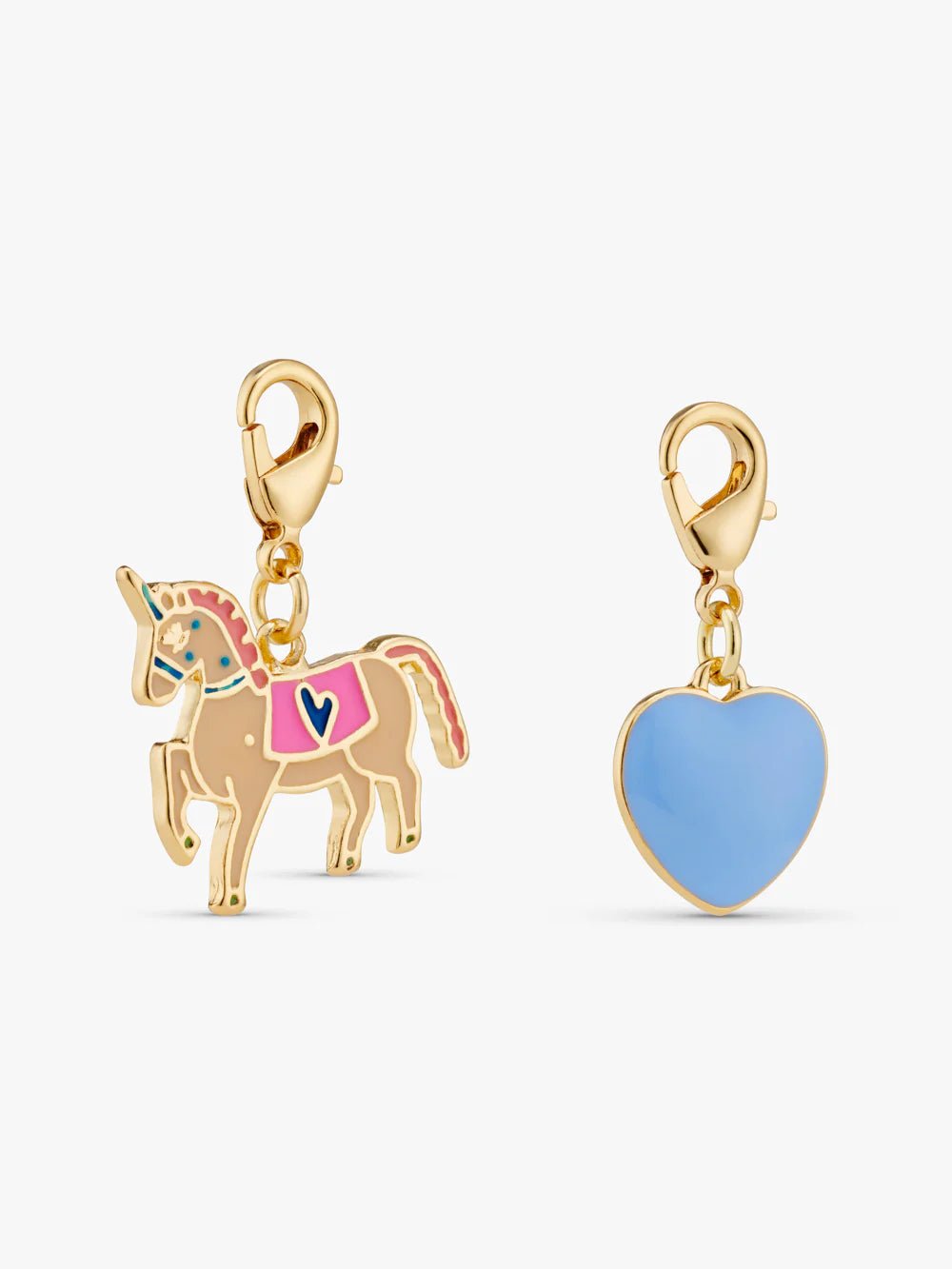 BE CHARMED | UNICORN AND BLUE HEART CHARMS - OTHERLETTERS