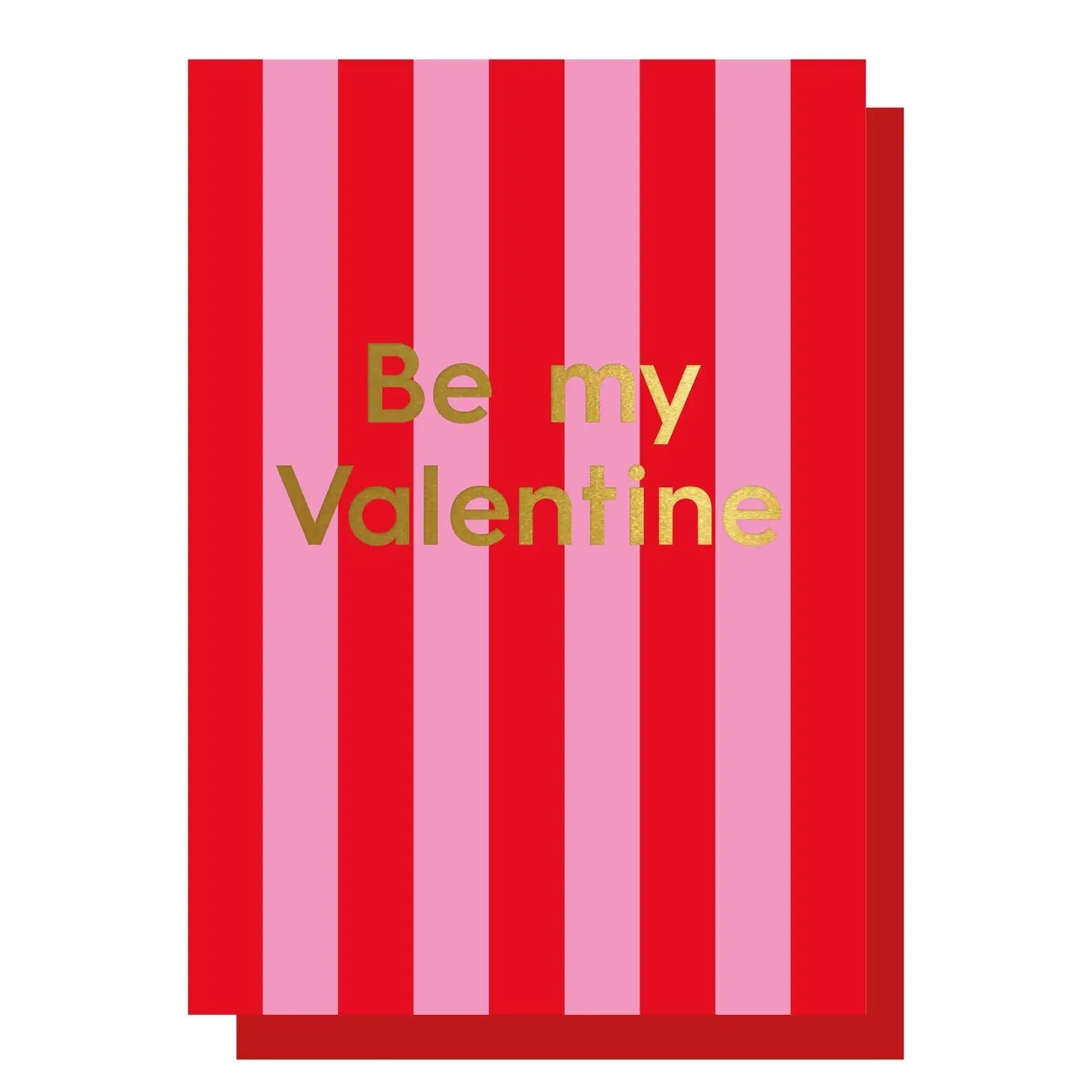 BE MY VALENTINE | CARD BY LUCKY INK - OTHERLETTERS