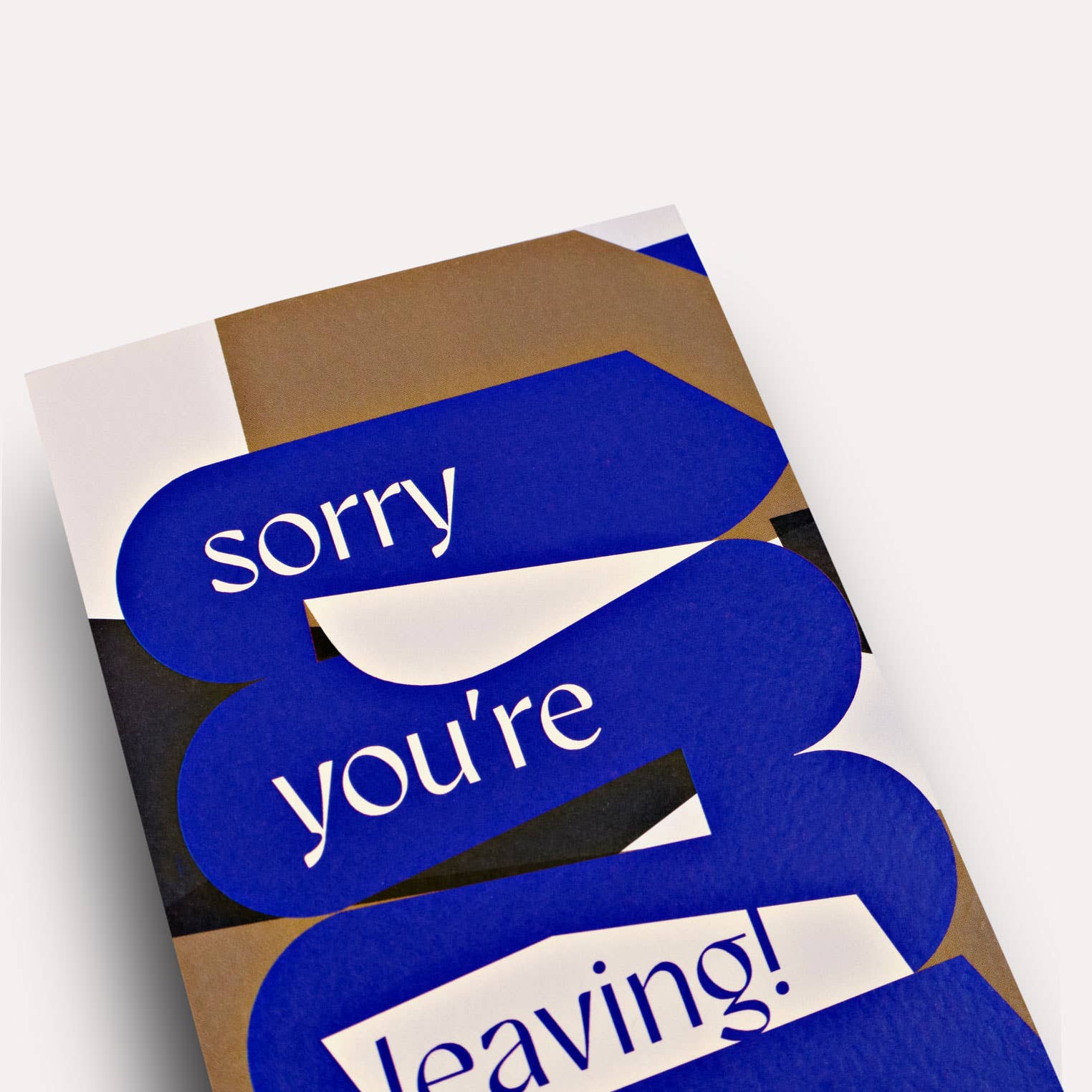 OSAKA SORRY YOU'RE LEAVING CARD - OTHERLETTERS