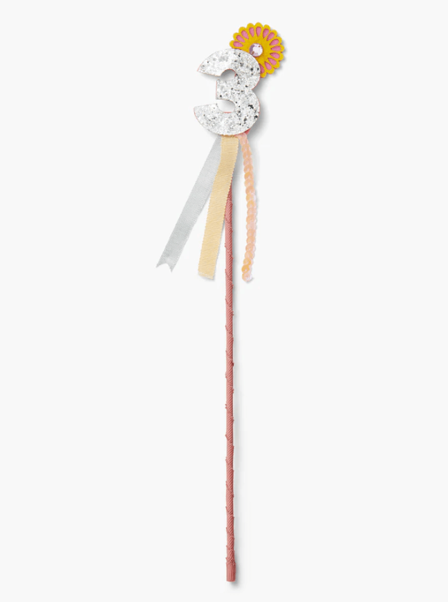 BIRTHDAY FLORAL RIBBON WAND - OTHERLETTERS