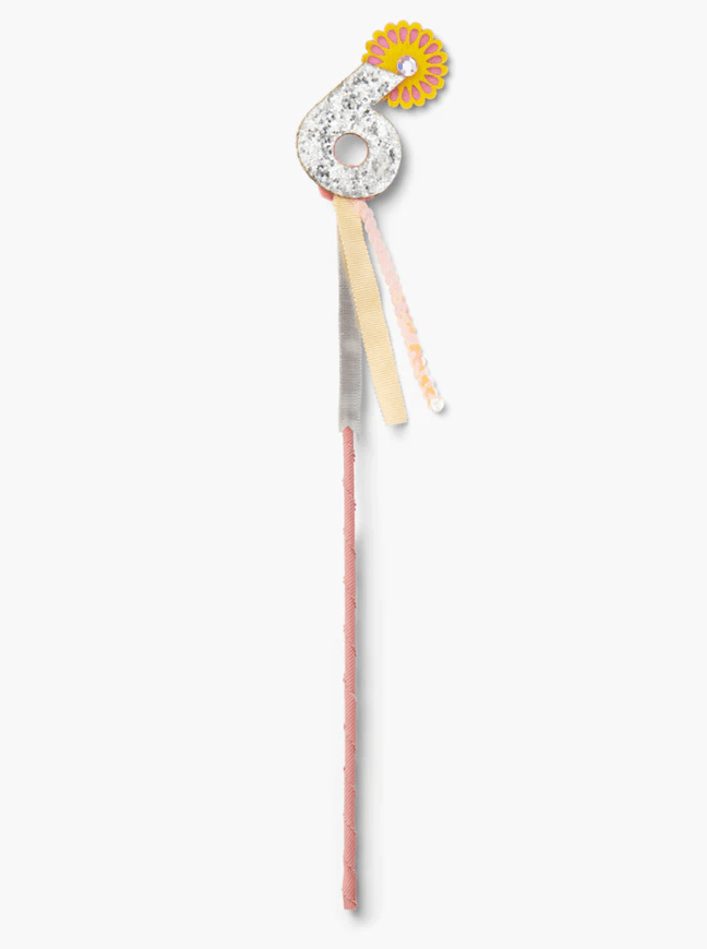 BIRTHDAY FLORAL RIBBON WAND - OTHERLETTERS