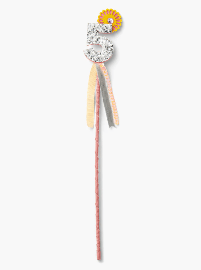 BIRTHDAY FLORAL RIBBON WAND - OTHERLETTERS