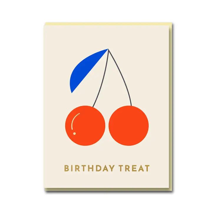 BIRTHDAY TREATS CHERRIES | CARD BY 1973 - OTHERLETTERS