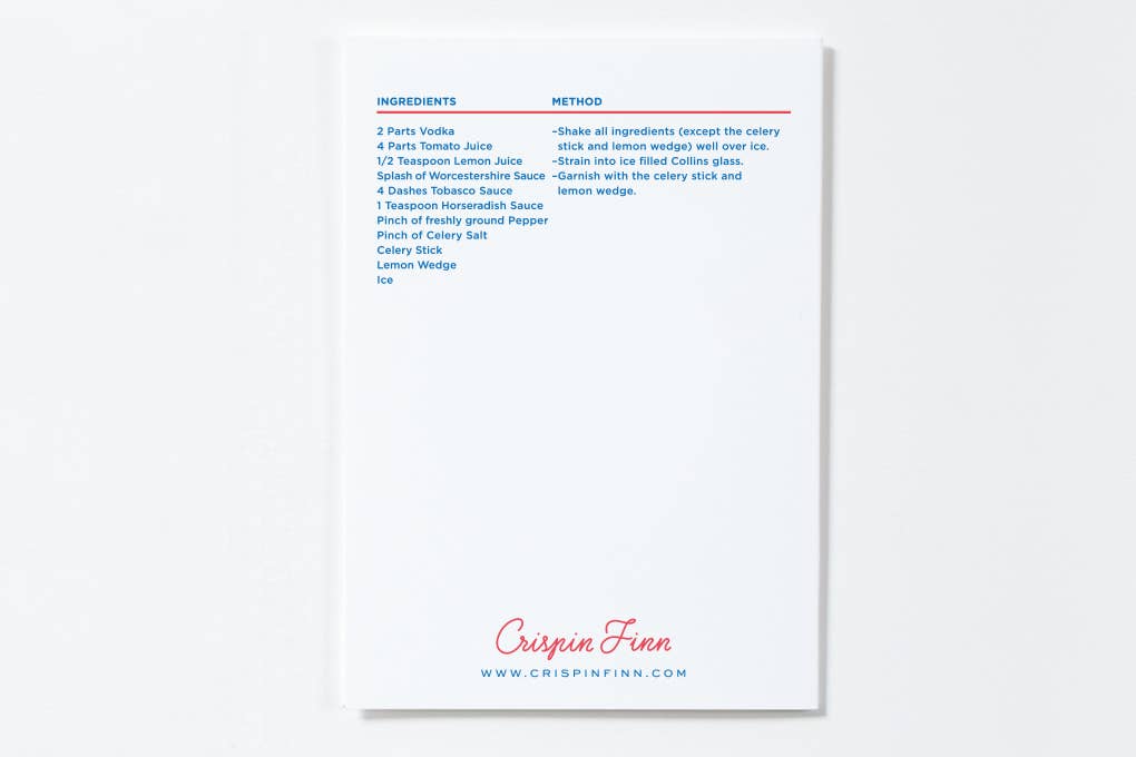 BLOODY MARY | CARD BY CRISPIN FINN - OTHERLETTERS