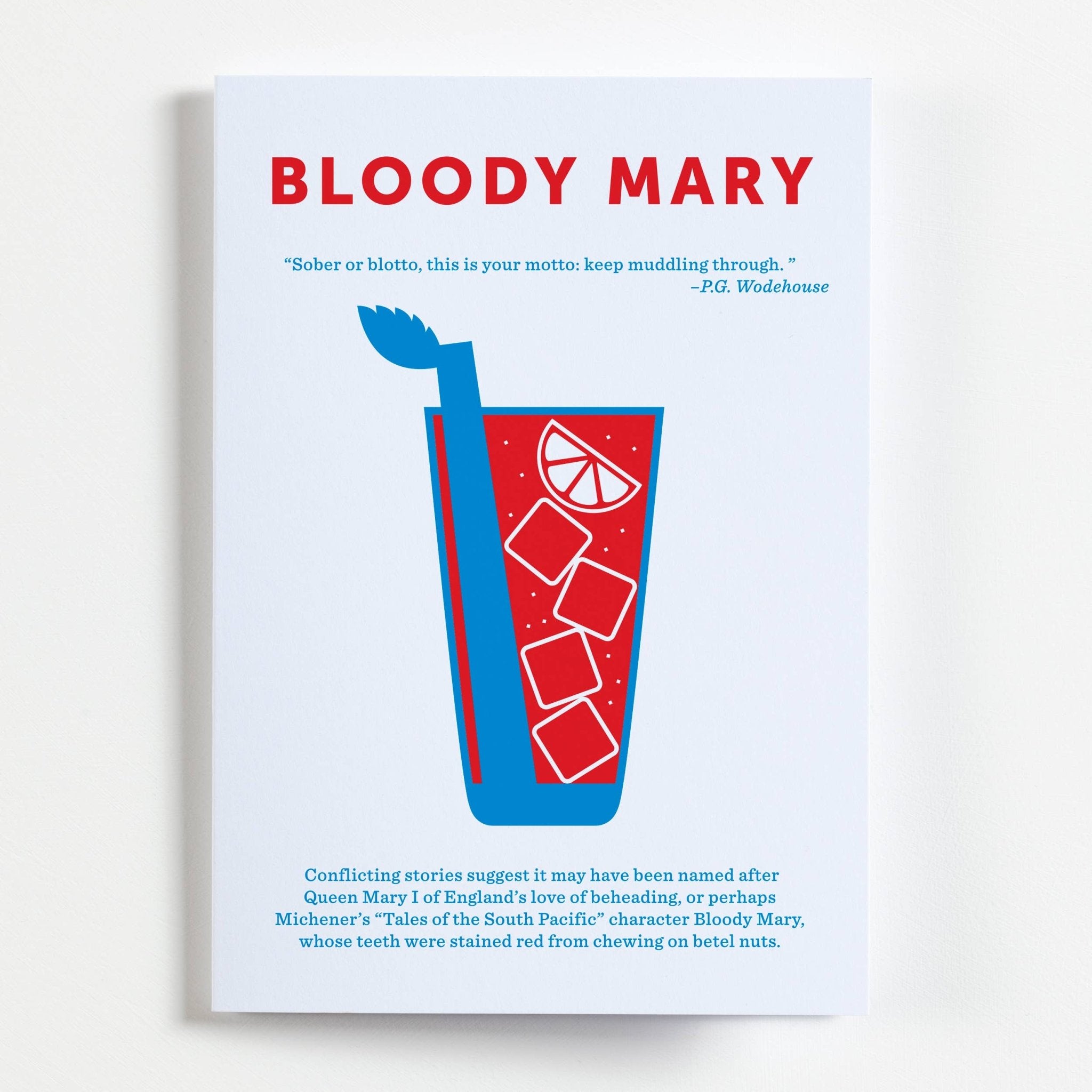 BLOODY MARY | CARD BY CRISPIN FINN - OTHERLETTERS