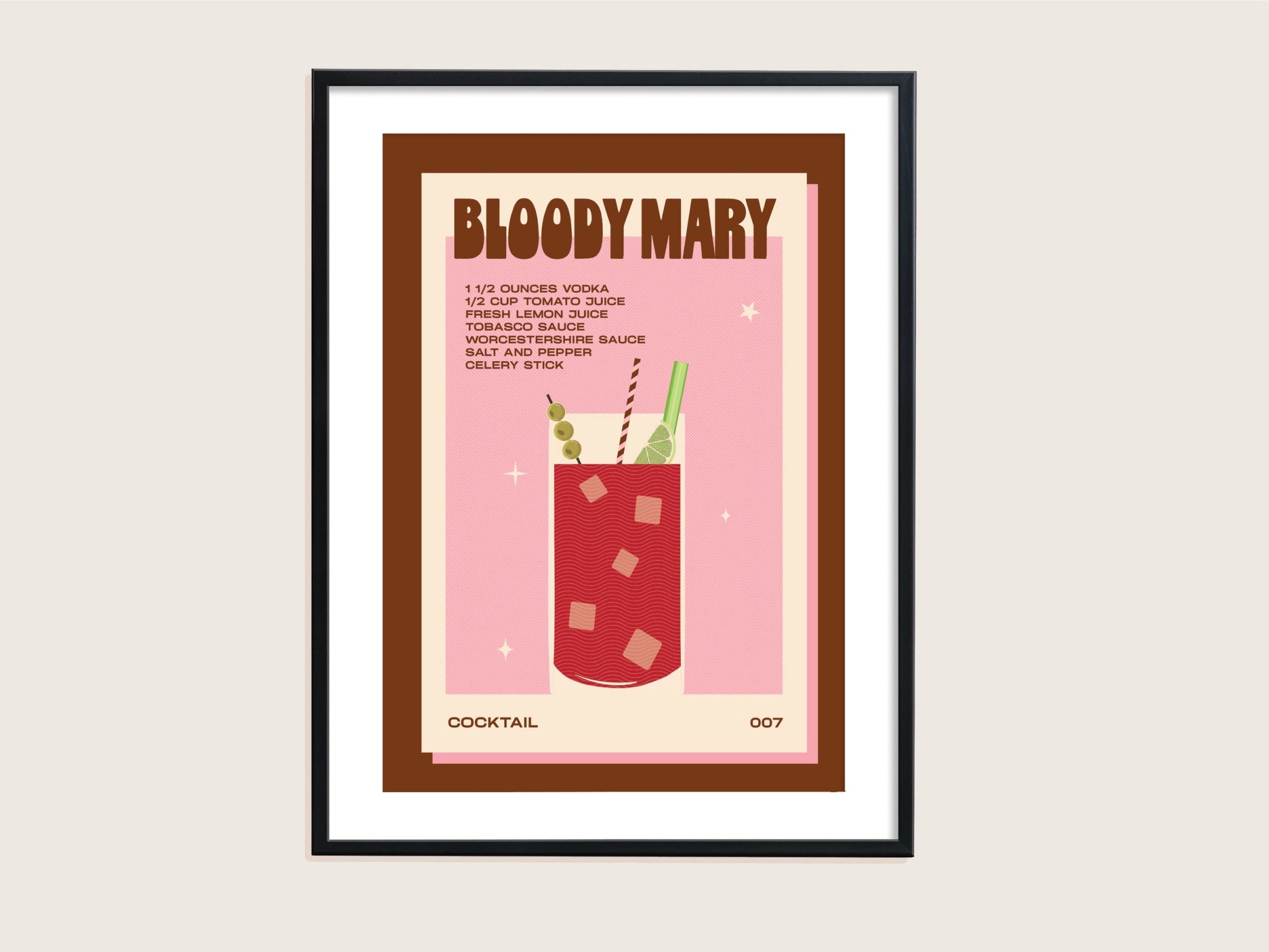 BLOODY MARY RED | PRINT BY PROPER GOOD - OTHERLETTERS