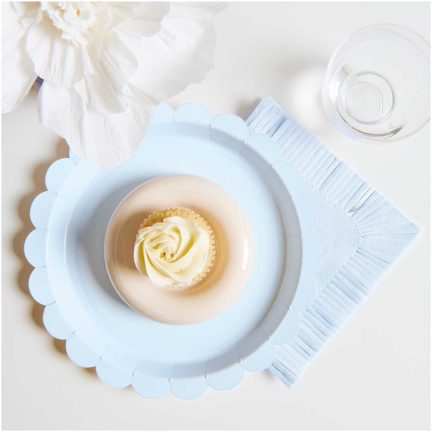BLUE FRINGE NAPKINS - OTHERLETTERS