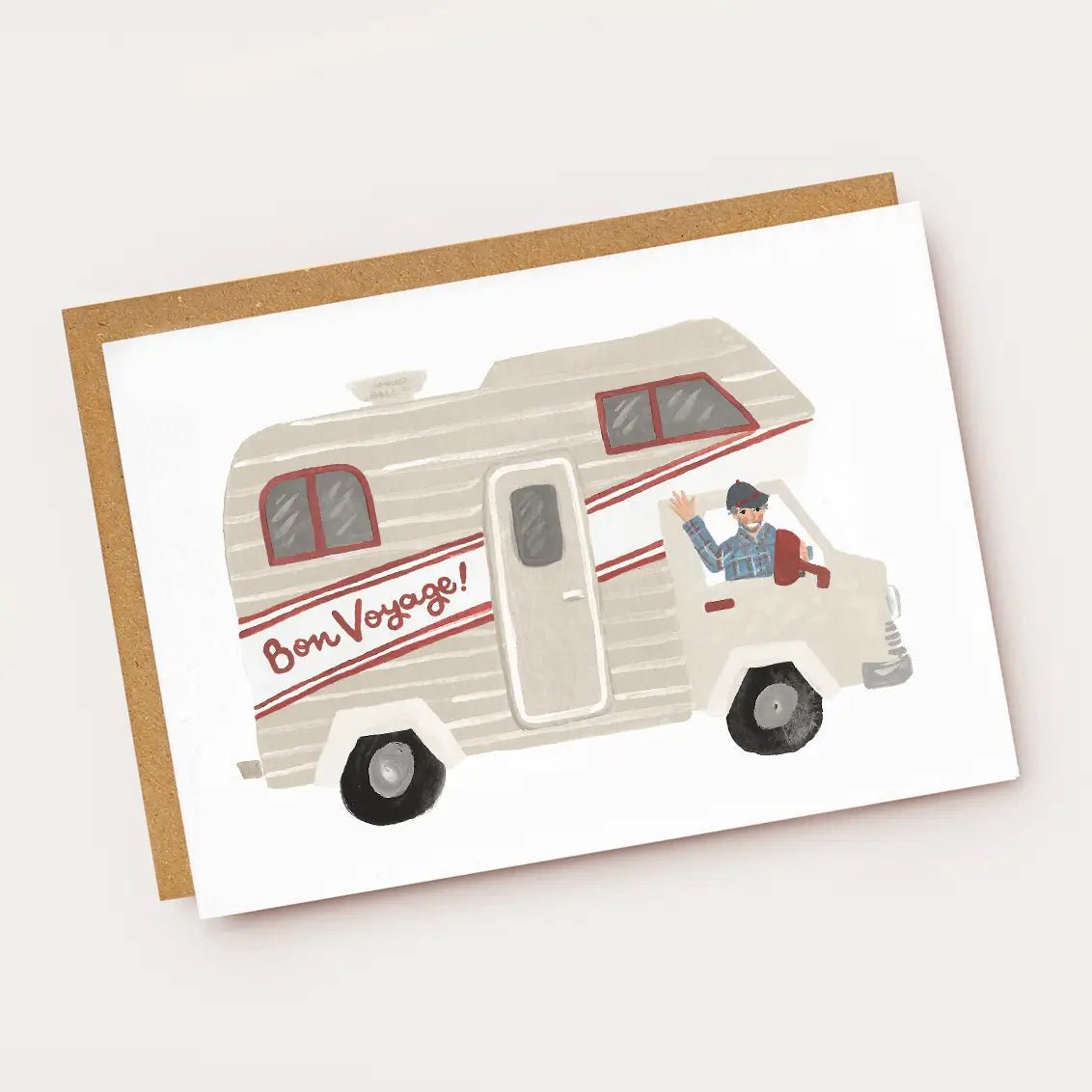 BON VOYAGE (CAMPER VAN) | CARD BY JADE FISHER - OTHERLETTERS