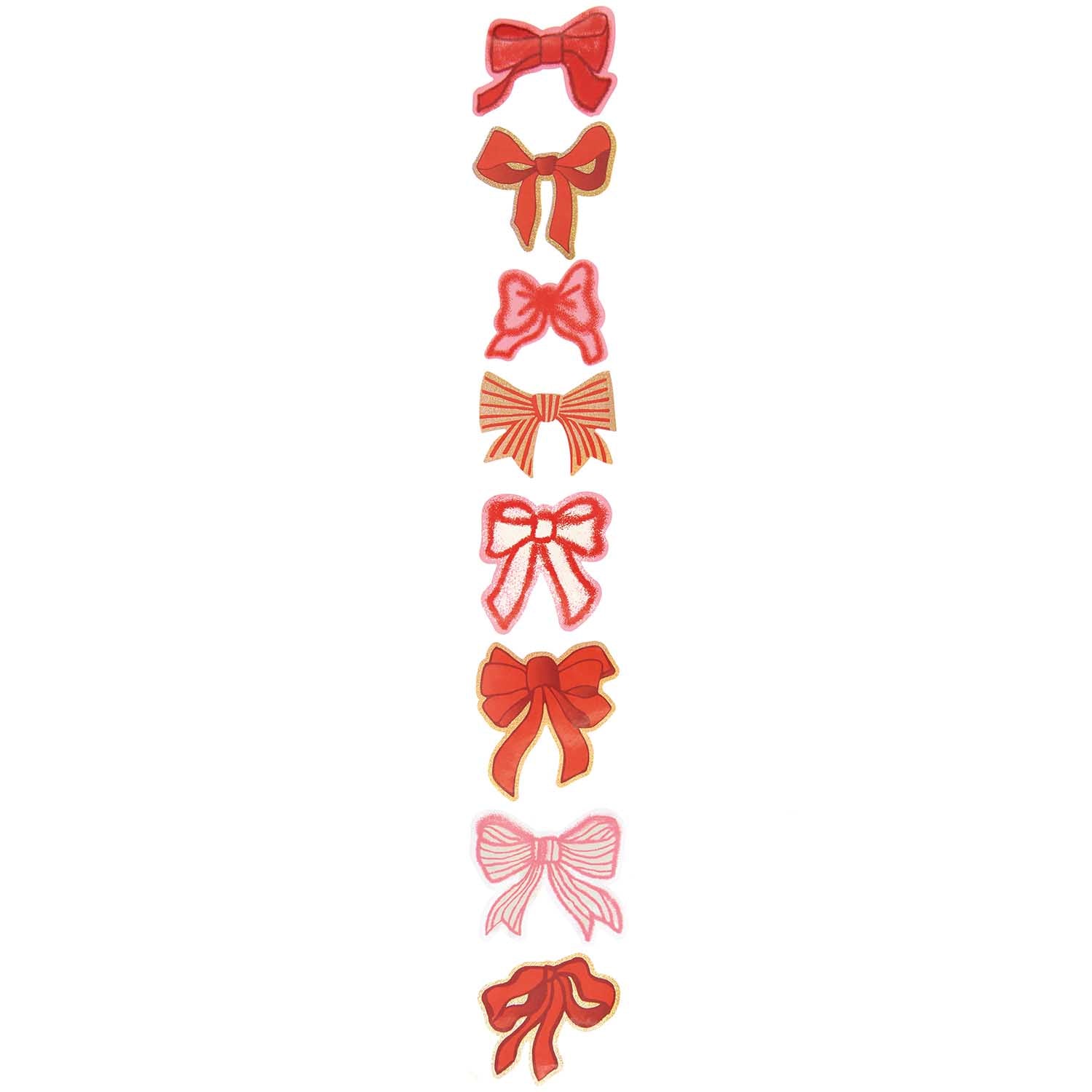 BOW STICKERS ON A ROLL - OTHERLETTERS
