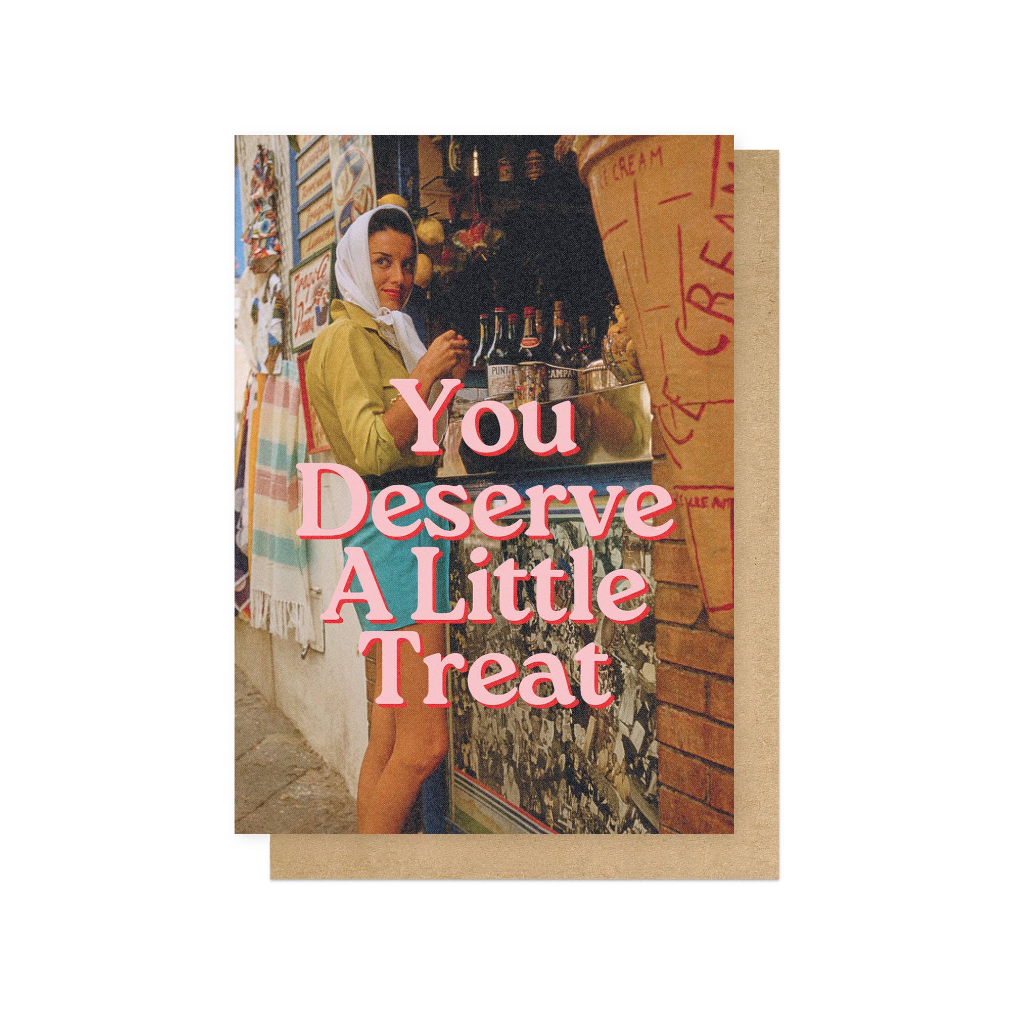 DESERVE A LITTLE TREAT | CARD BY EAST END PRINTS