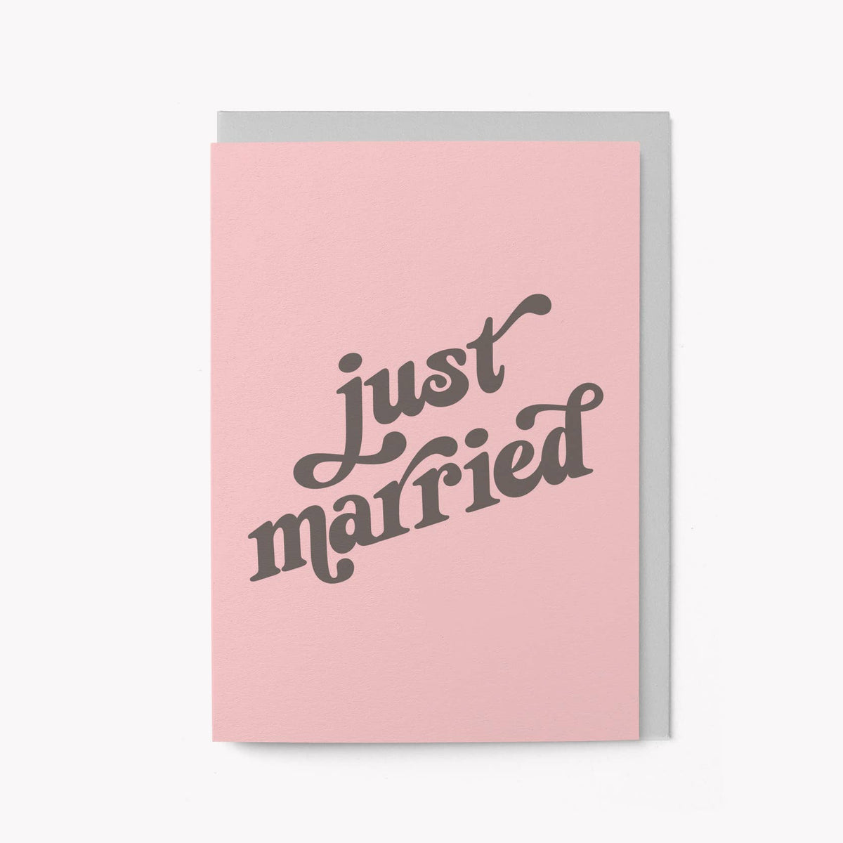 JUST MARRIED (PINK) | CARD BY GRAPHIC FACTORY