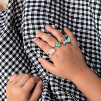 CAT & DOG GLITTER RINGS | SET OF 3 - OTHERLETTERS