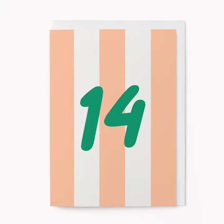 AGE 14 | CARD BY GRAPHIC FACTORY - OTHERLETTERS