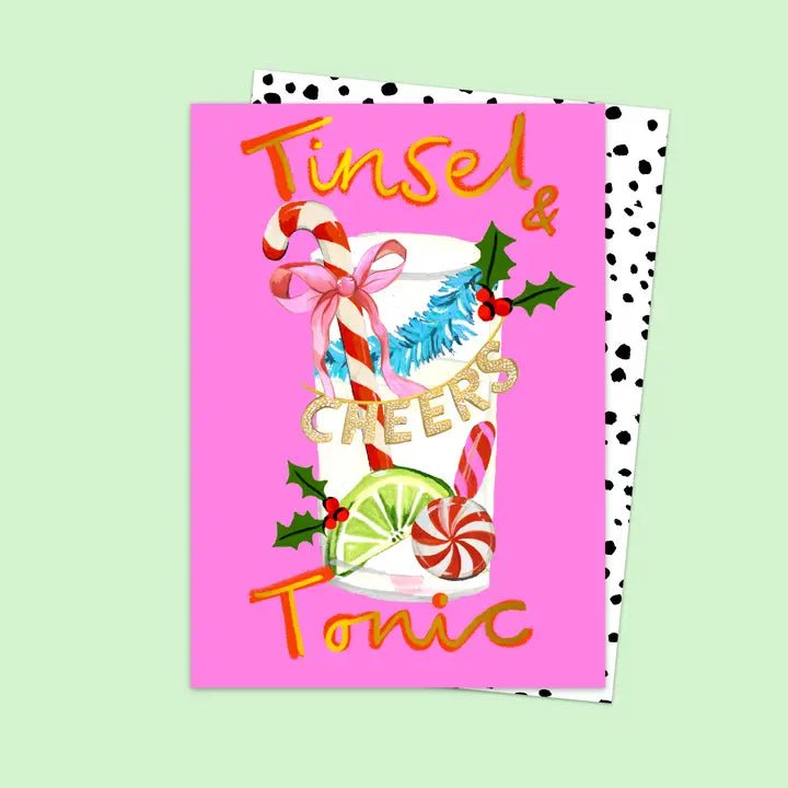 TINSEL & TONIC | CARD BY ELEANOR BOWMER - OTHERLETTERS