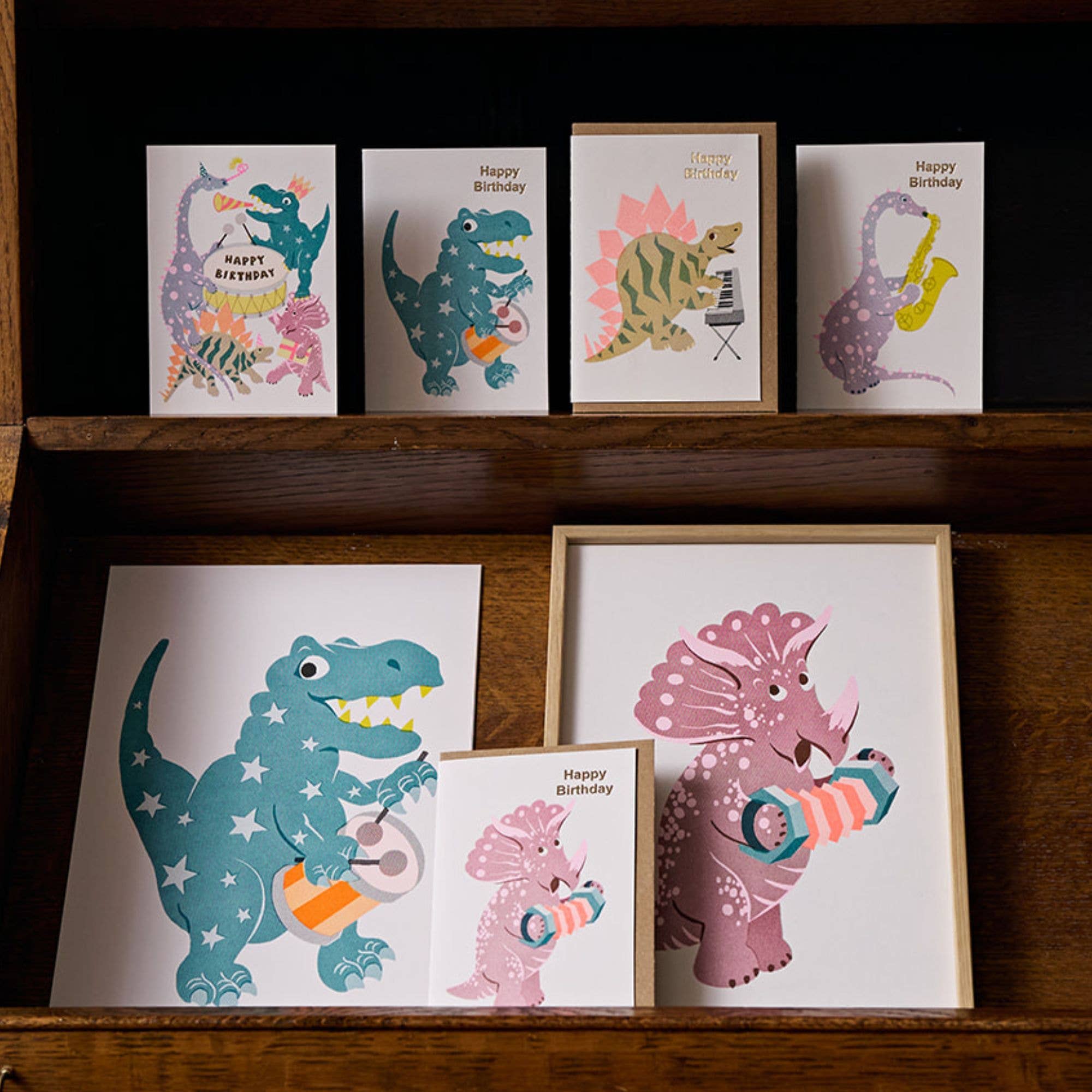STEGASAURUS DINOSAUR KIDS BIRTHDAY | CARD BY PETRA BOASE