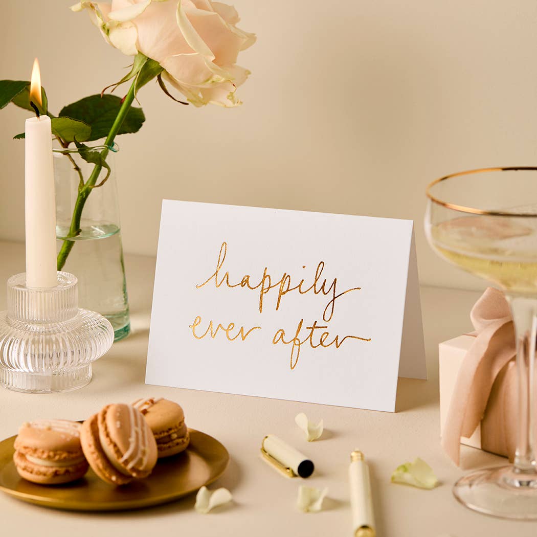 HAPPILY EVER AFTER (WHITE) | CARD BY GABRIELLE & CELINE