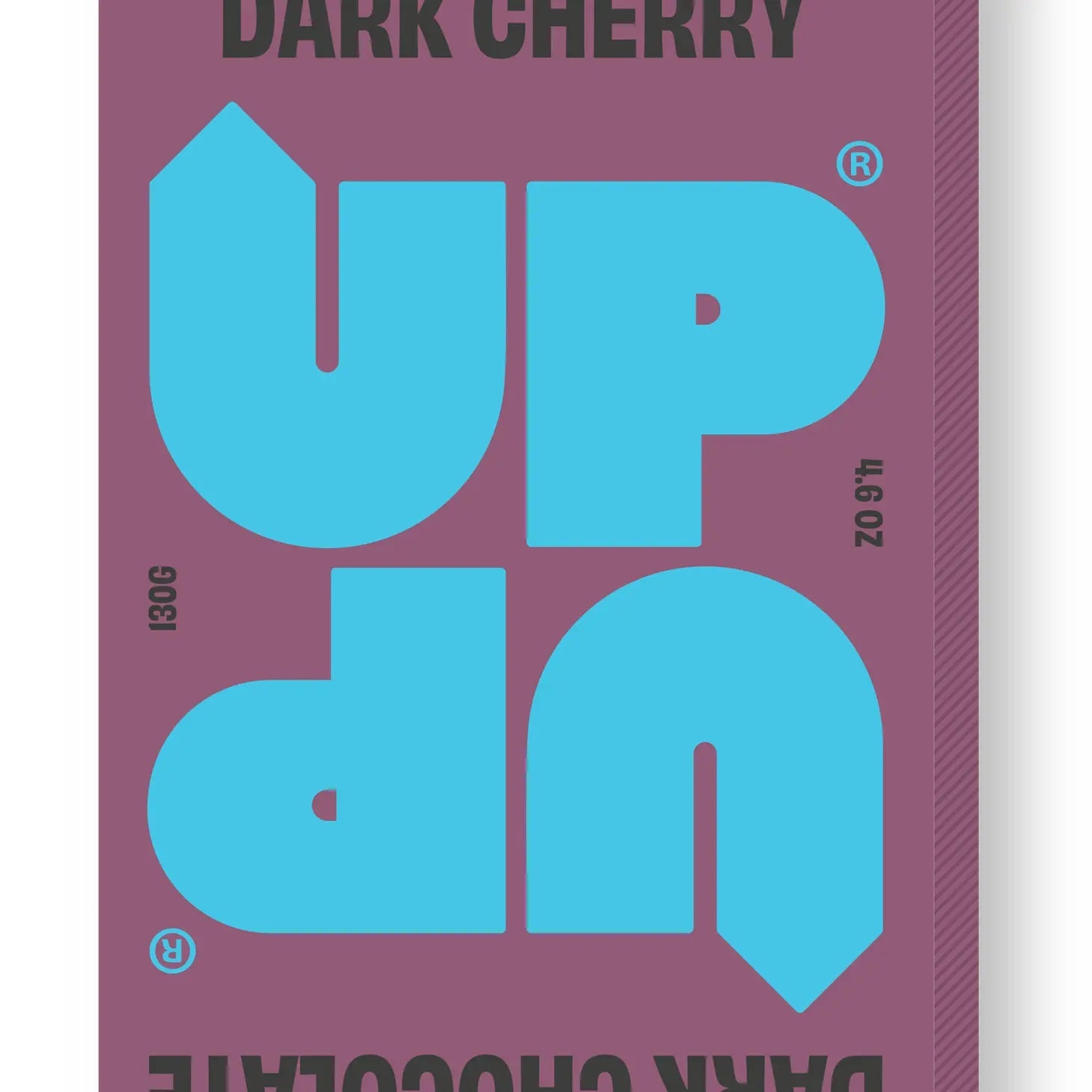CHERRY DARK CHOCOLATE BAR BY UP UP 120g - OTHERLETTERS