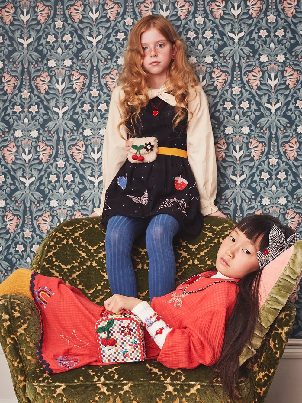 CHERRY POM POM BORG PURSE BELT BAG - OTHERLETTERS