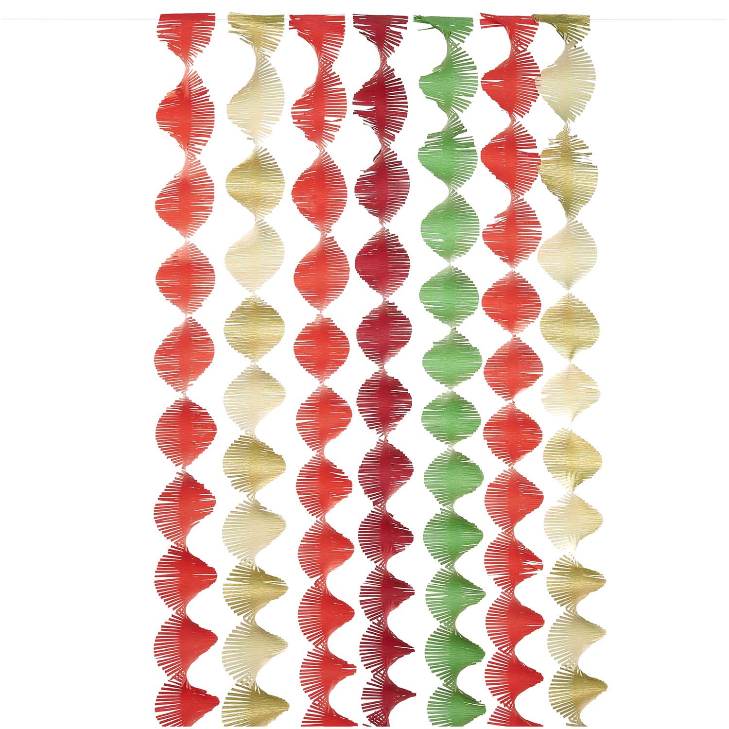 CHRISTMAS CREPE GARLANDS - OTHERLETTERS