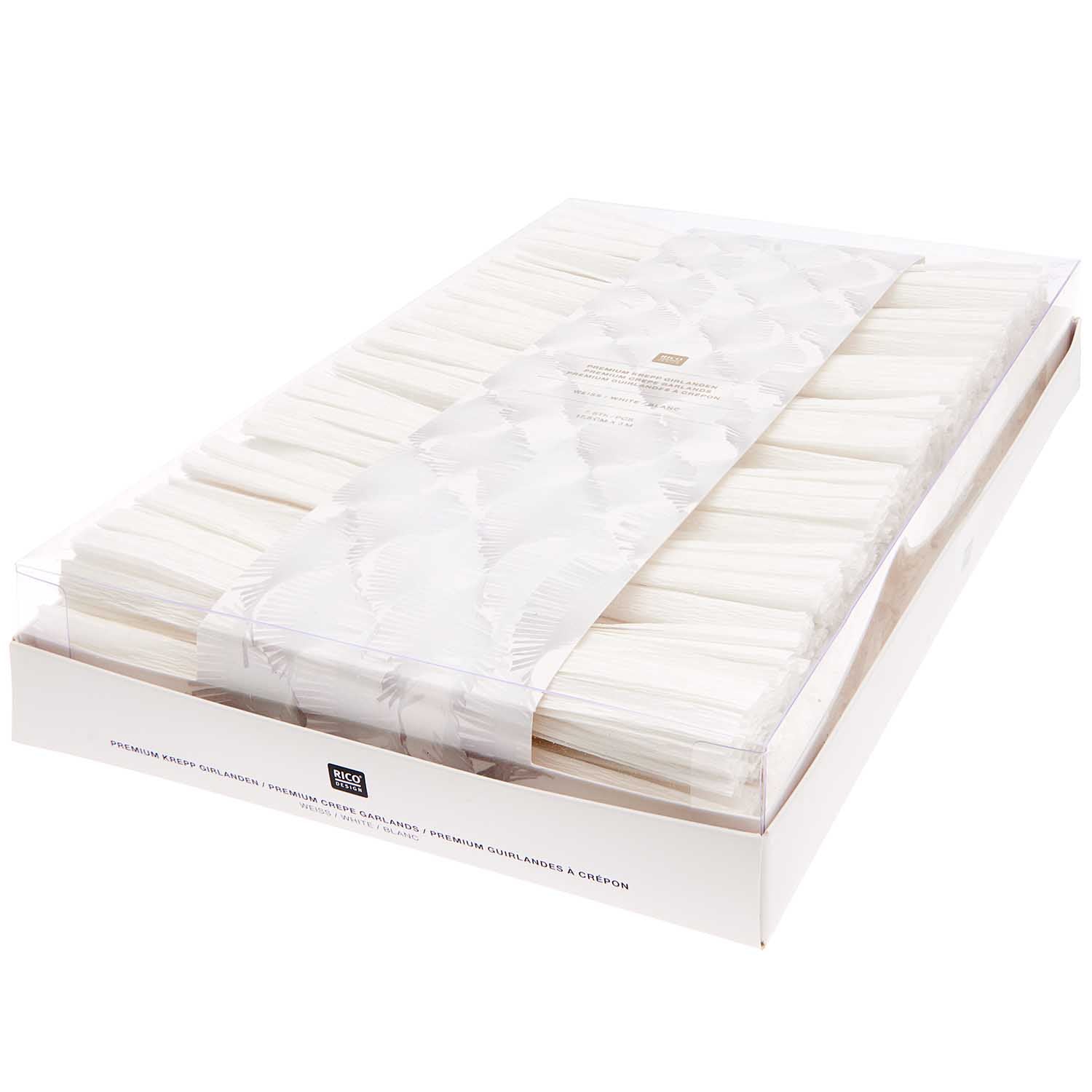 CREPE GARLANDS | WHITE - OTHERLETTERS